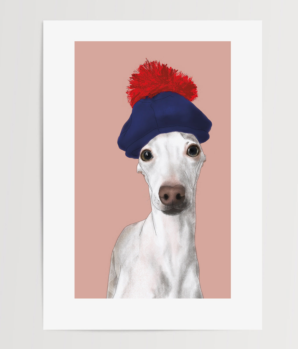 Whippet #11 ... Kunstdruck (limitiert 15) ... Charakterköpfe