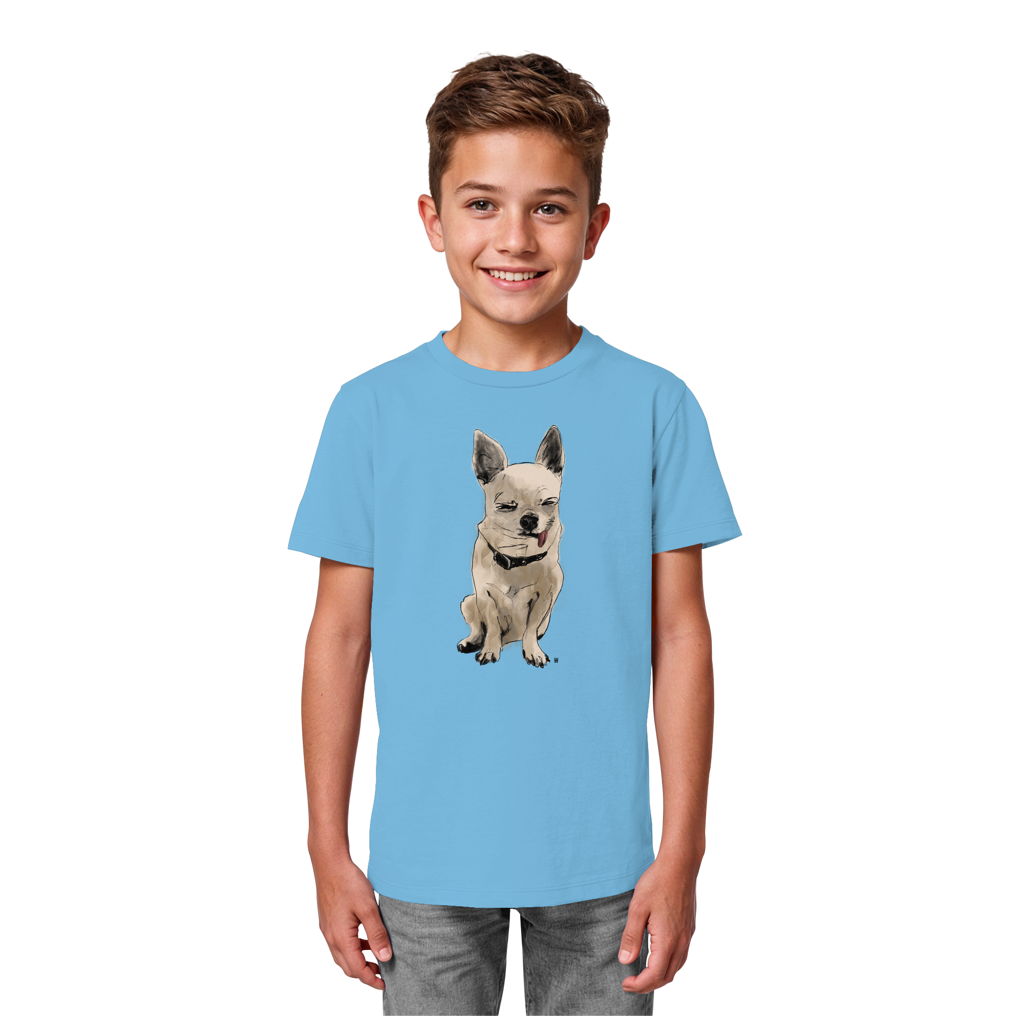 Chihuahua #6 ... Organic Kids Shirt ... Seelenstudien