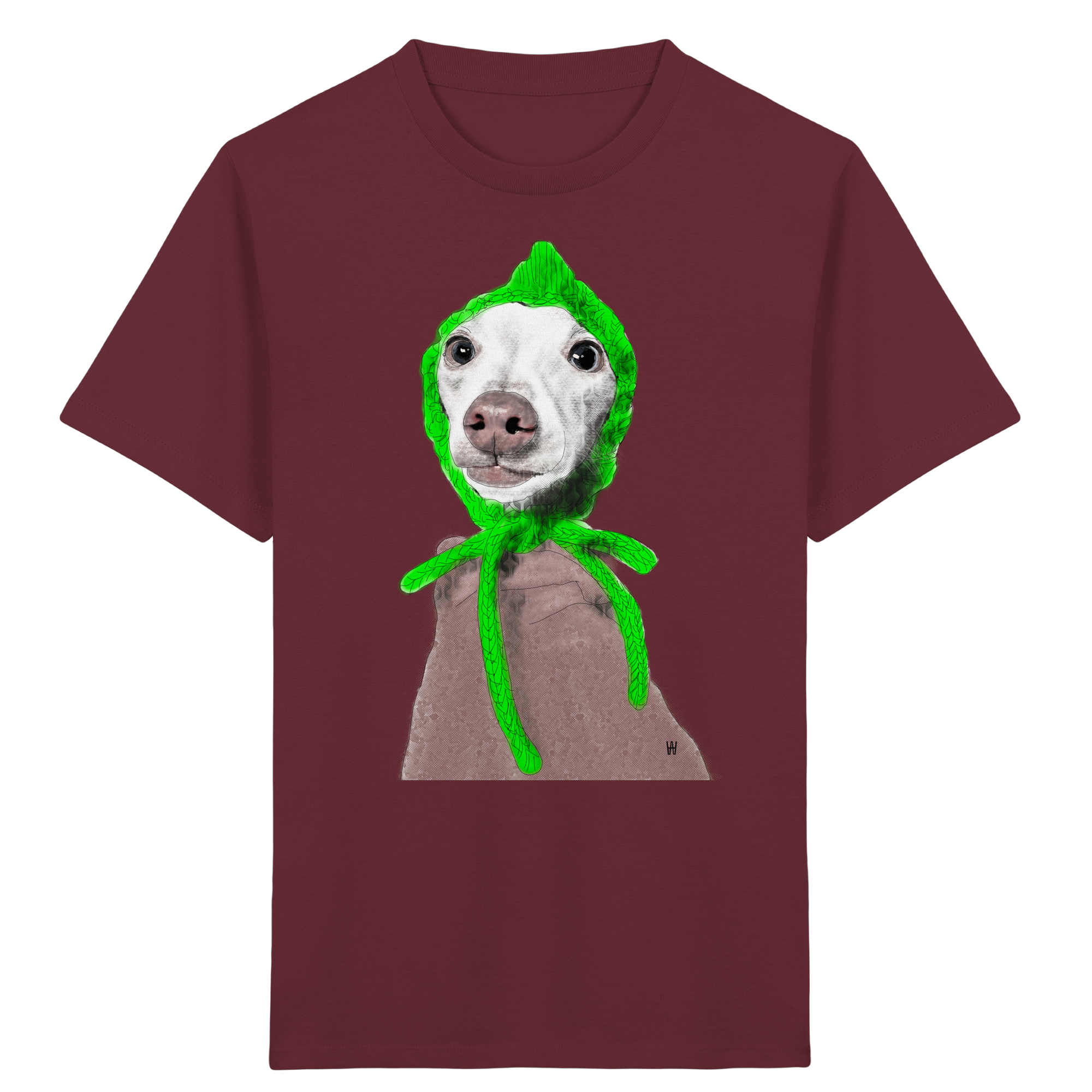 Italienisches Windspiel #13 ... Organic Kids Shirt ... Seelenstudien