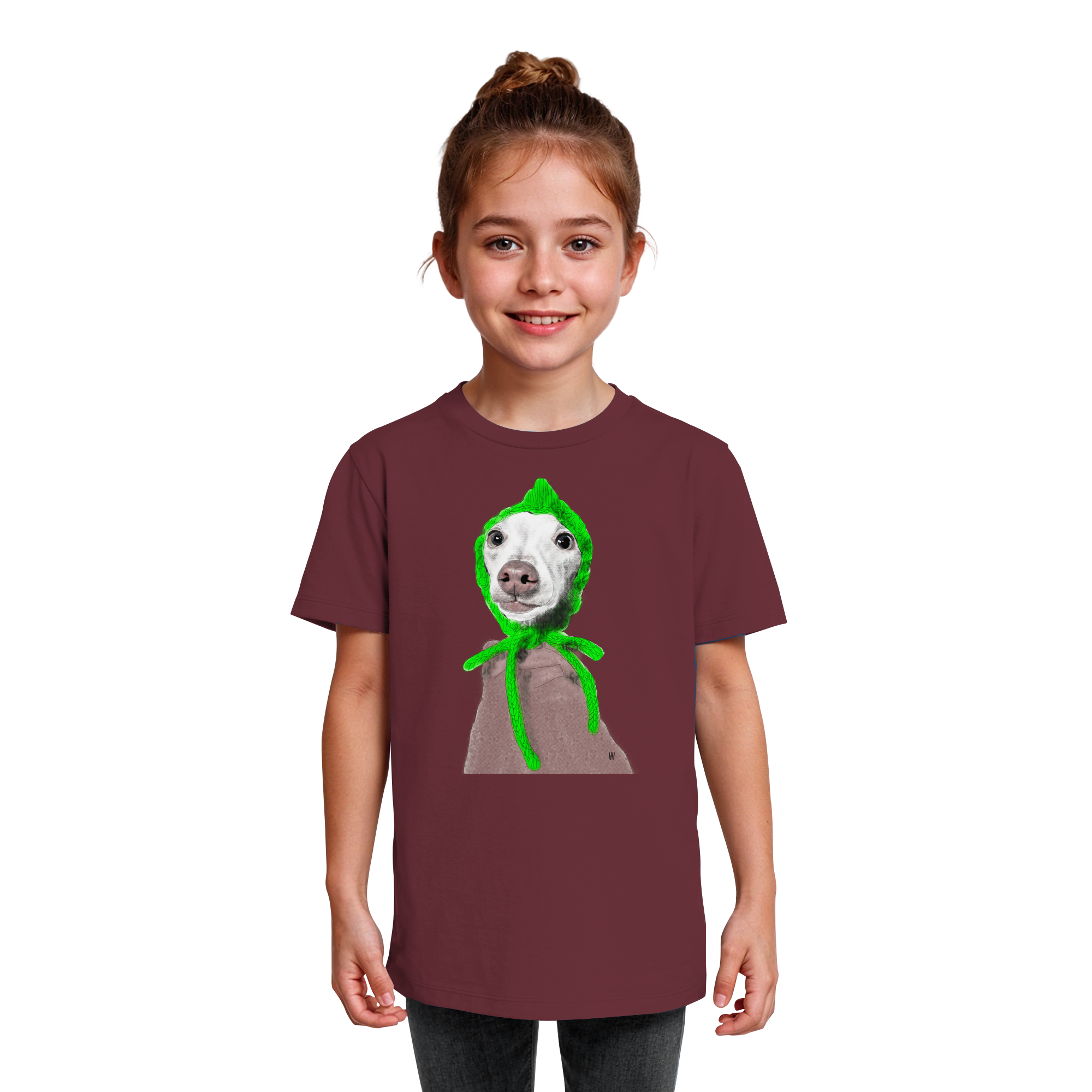 Italienisches Windspiel #13 ... Organic Kids Shirt ... Seelenstudien