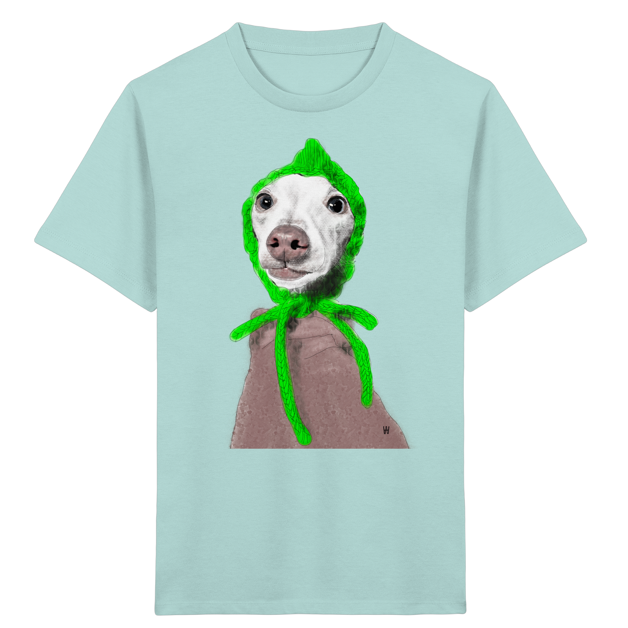 Italienisches Windspiel #13 ... Organic Kids Shirt ... Seelenstudien