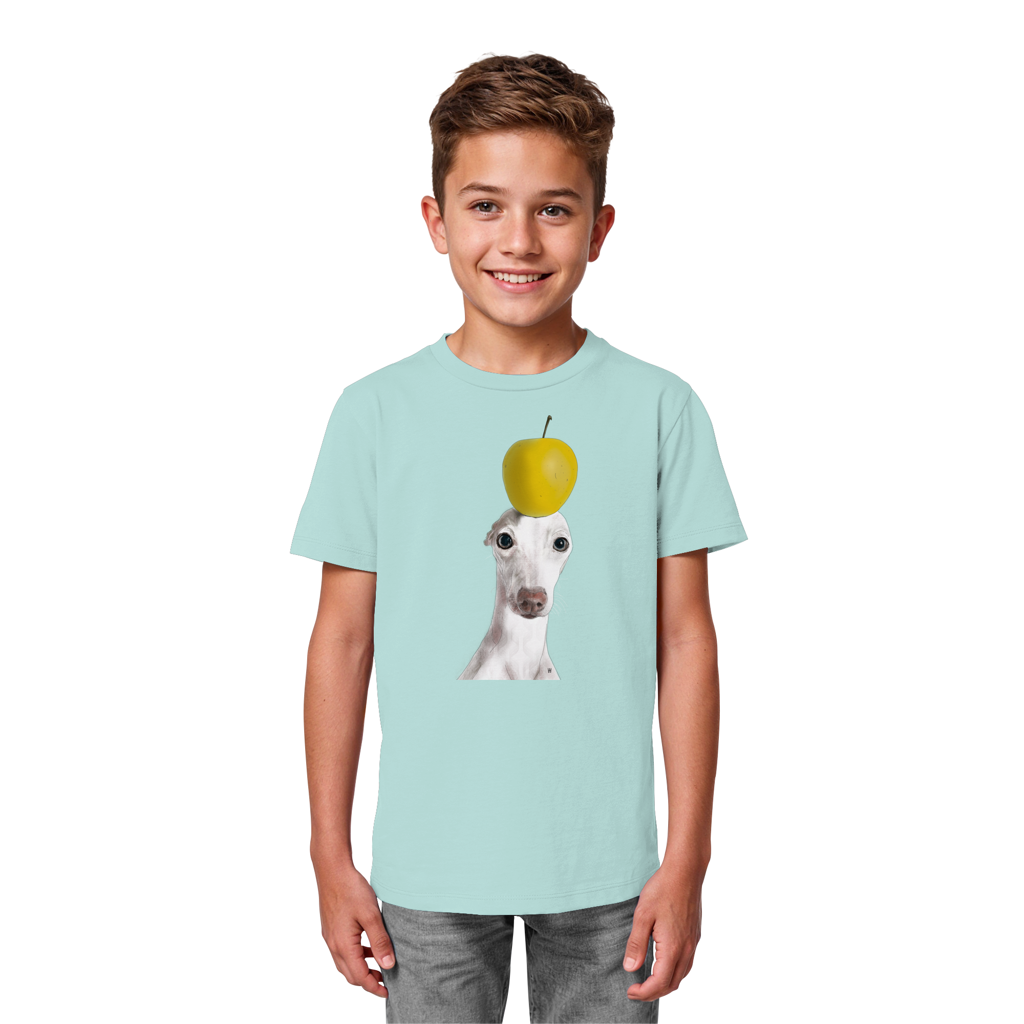 Italienisches Windspiel #1 ... Organic Kids Shirt ... Lieblingsmomente
