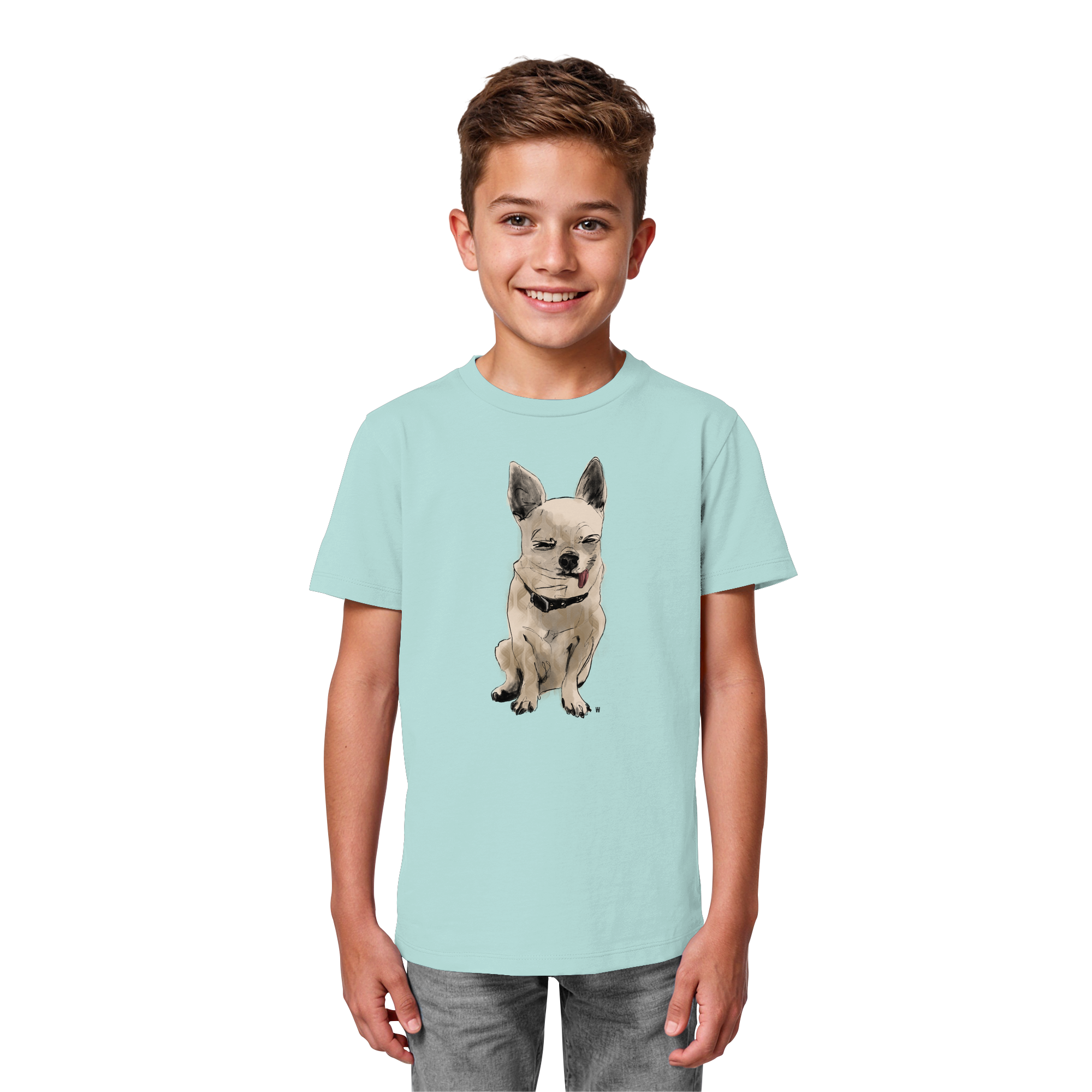 Chihuahua #6 ... Organic Kids Shirt ... Seelenstudien