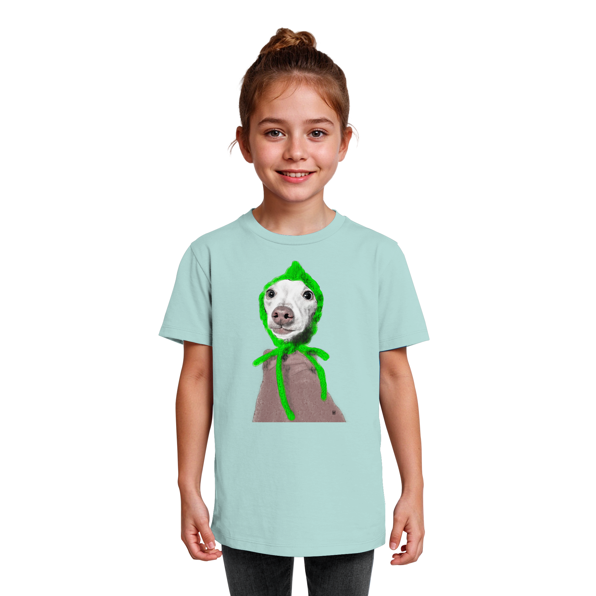 Italienisches Windspiel #13 ... Organic Kids Shirt ... Seelenstudien
