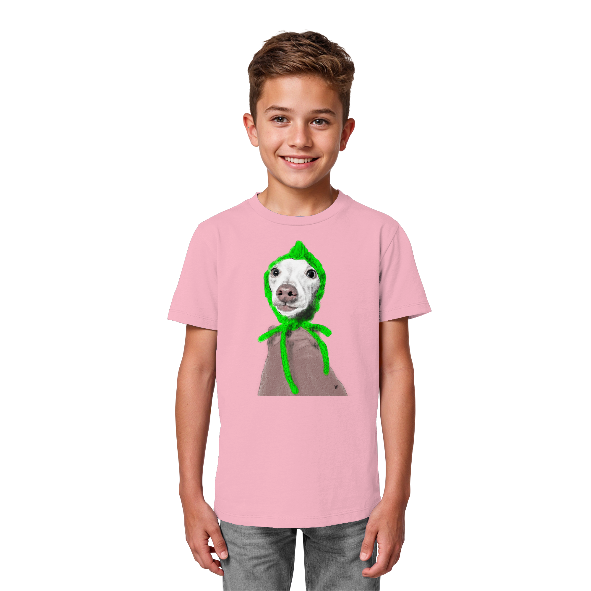 Italienisches Windspiel #13 ... Organic Kids Shirt ... Seelenstudien
