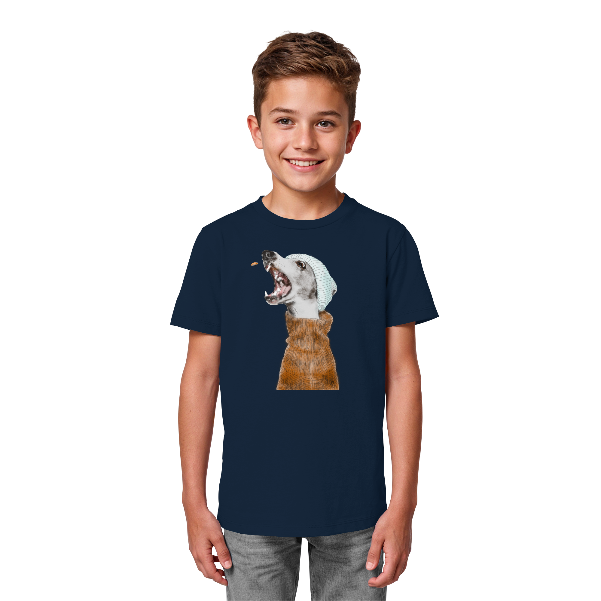 Whippet #1 ... Organic Kids Shirt ... Lieblingsmomente