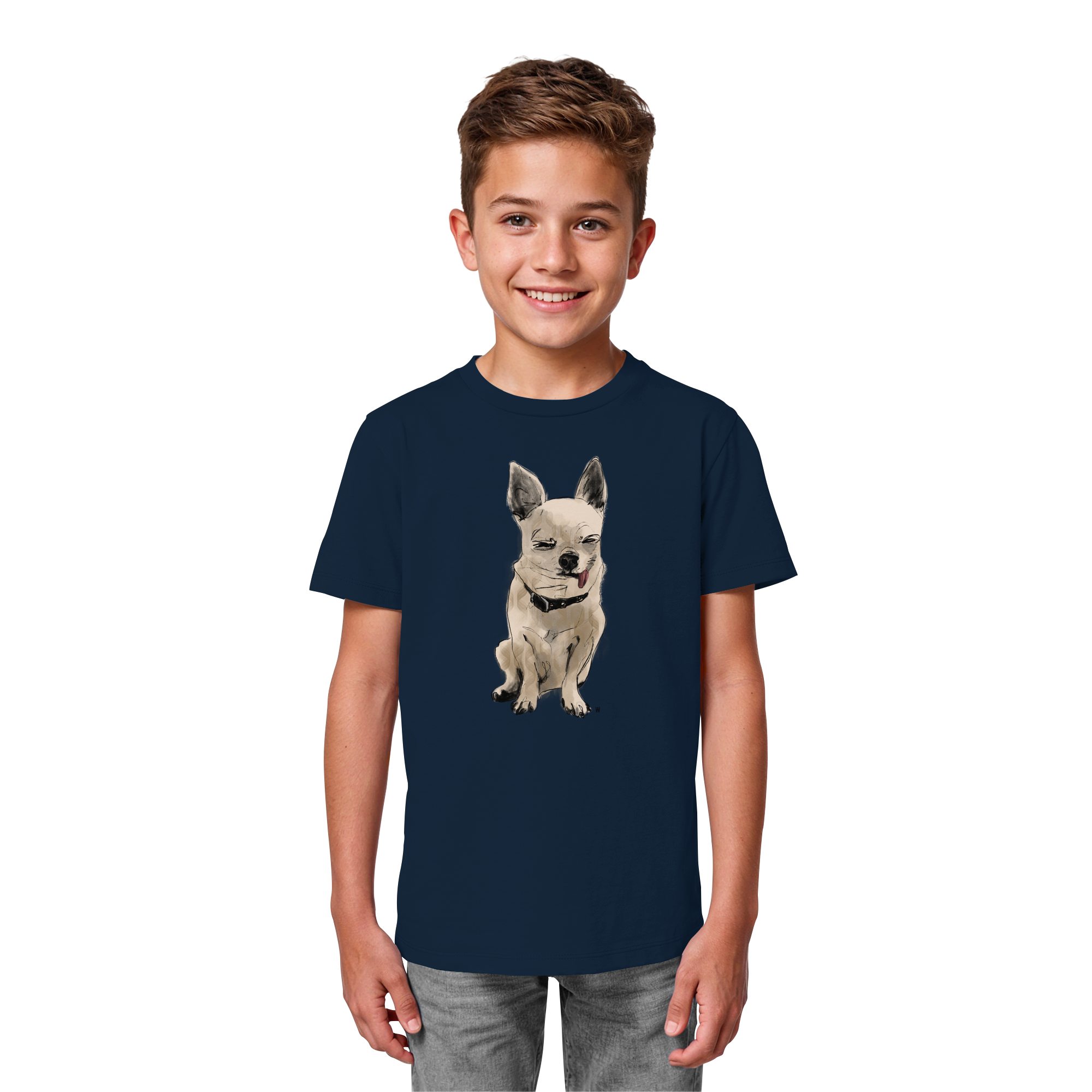 Chihuahua #6 ... Organic Kids Shirt ... Seelenstudien