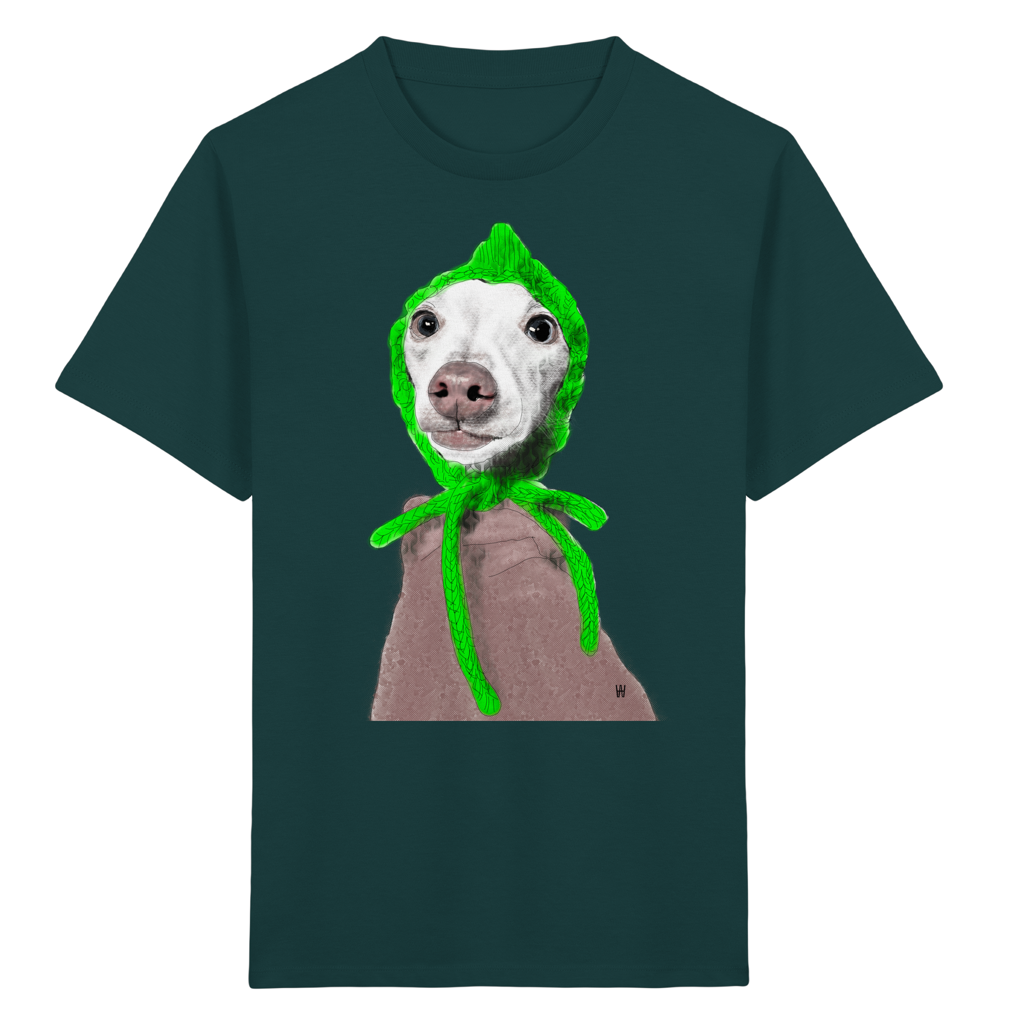 Italienisches Windspiel #13 ... Organic Kids Shirt ... Seelenstudien