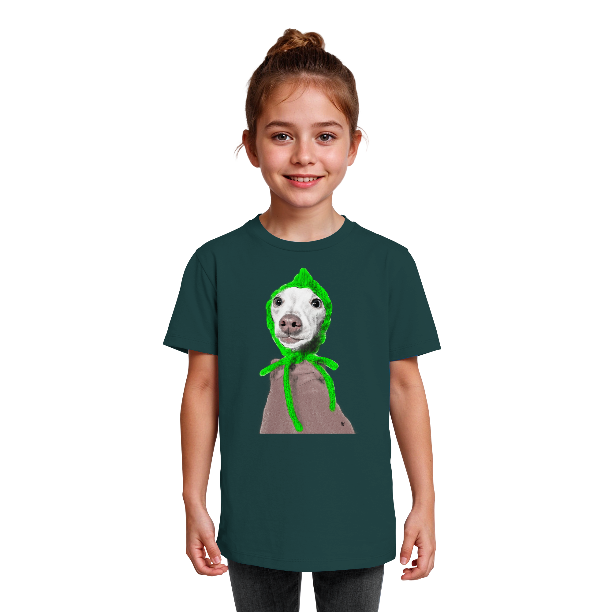 Italienisches Windspiel #13 ... Organic Kids Shirt ... Seelenstudien