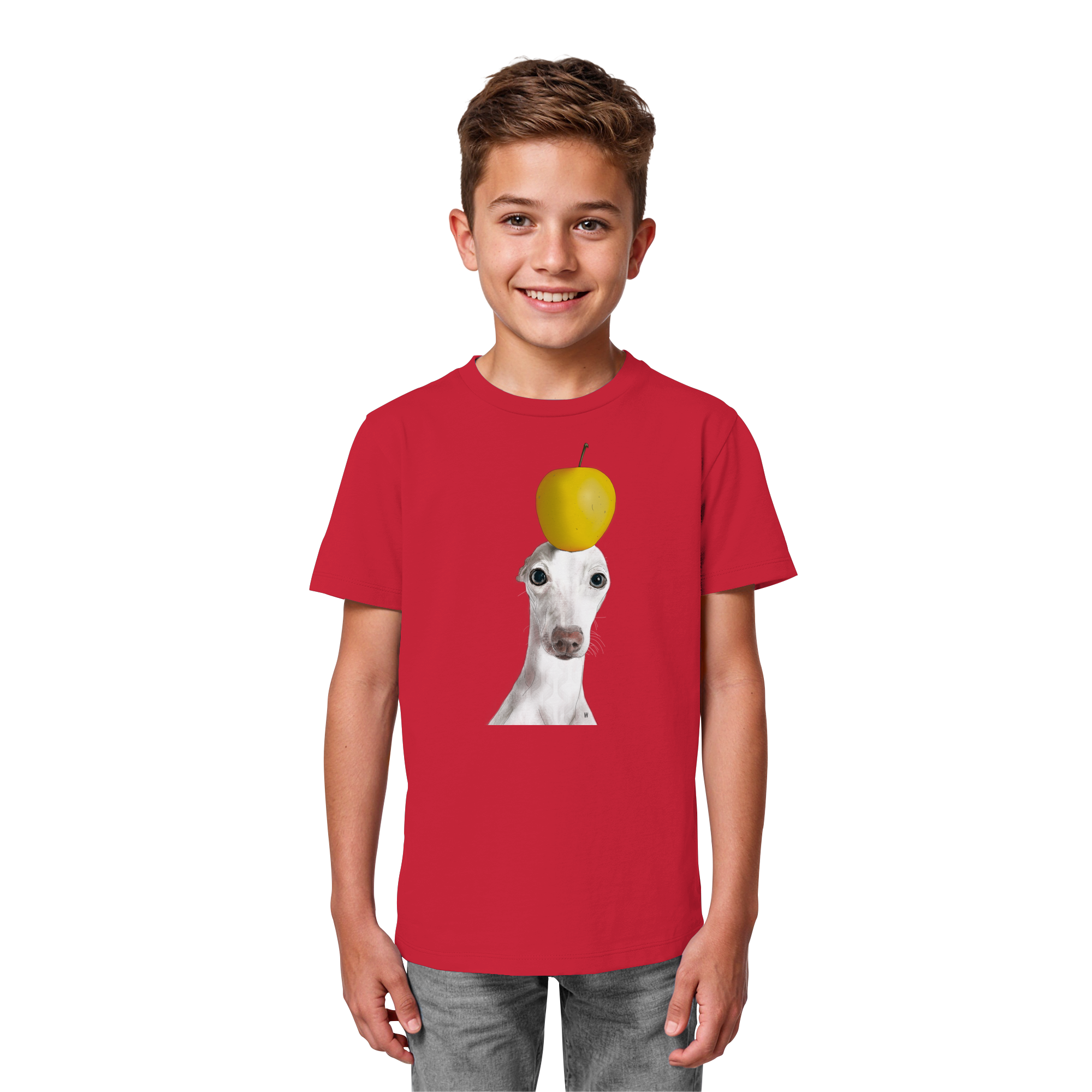 Italienisches Windspiel #1 ... Organic Kids Shirt ... Lieblingsmomente