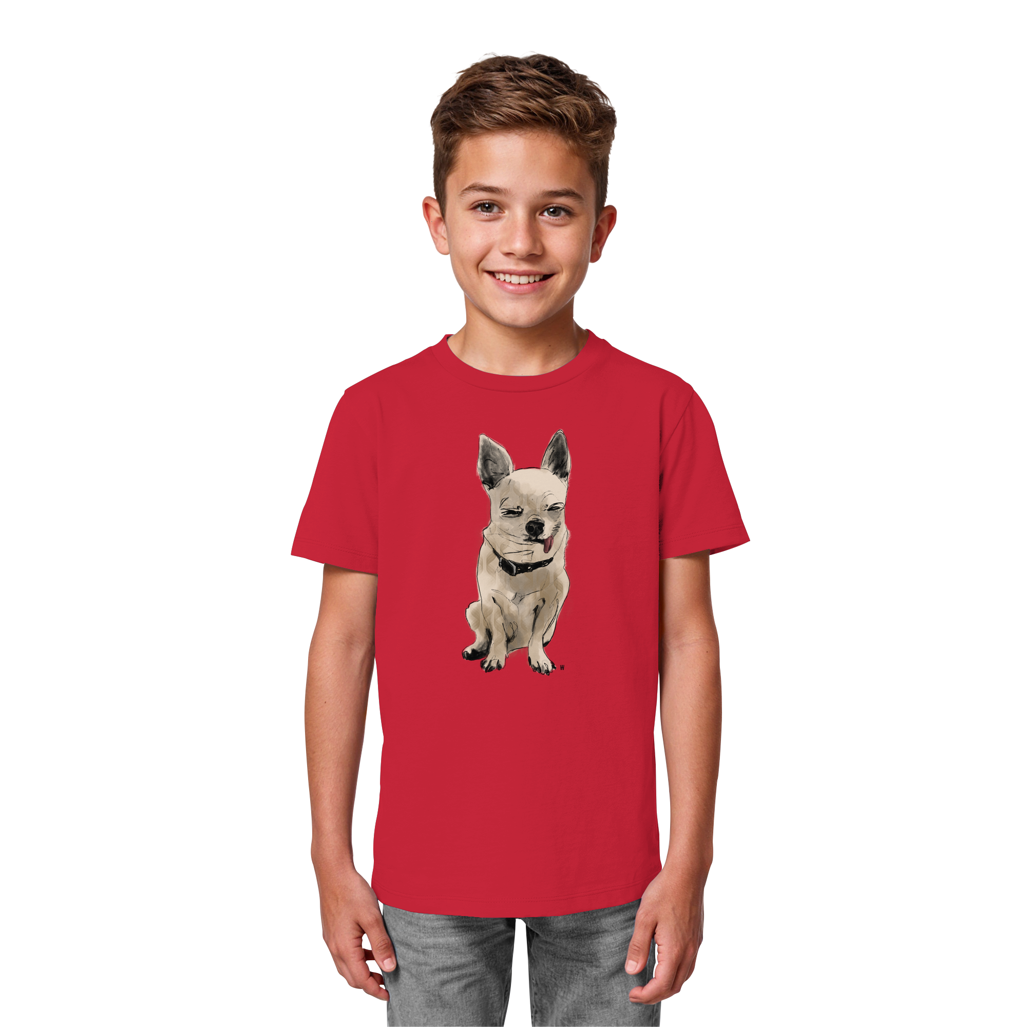 Chihuahua #6 ... Organic Kids Shirt ... Seelenstudien
