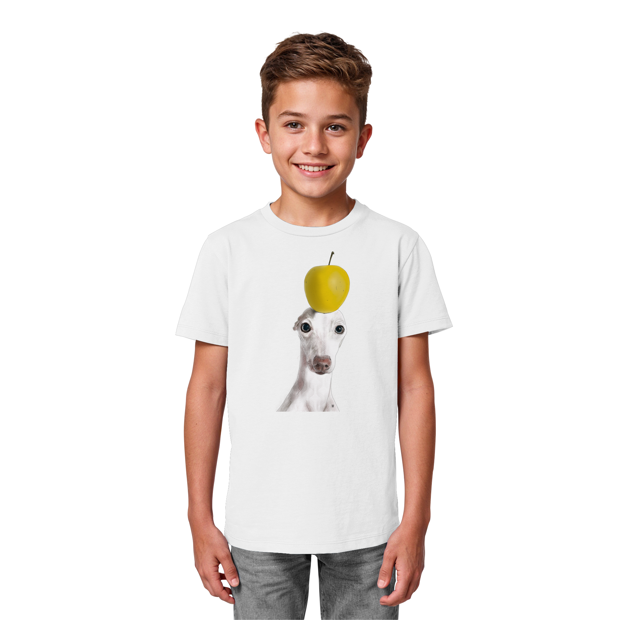 Italienisches Windspiel #1 ... Organic Kids Shirt ... Lieblingsmomente