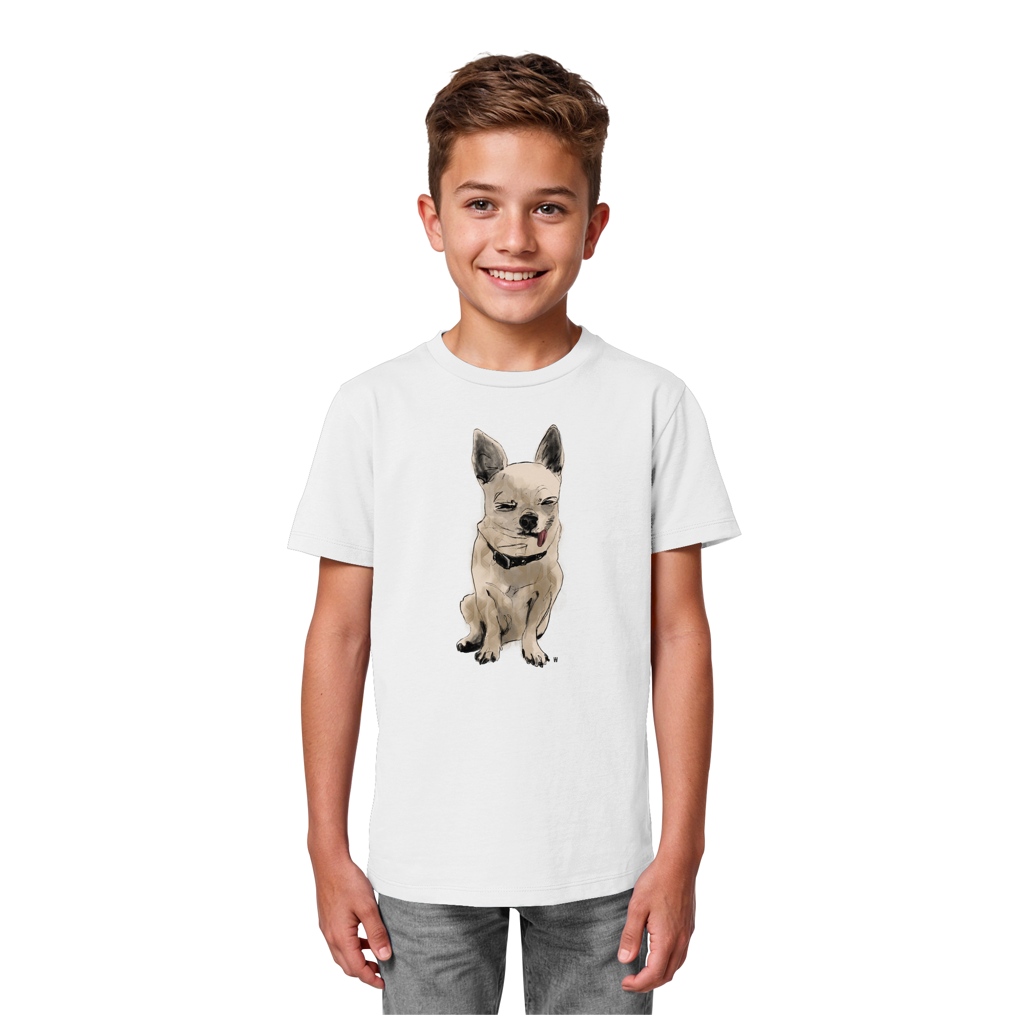 Chihuahua #6 ... Organic Kids Shirt ... Seelenstudien