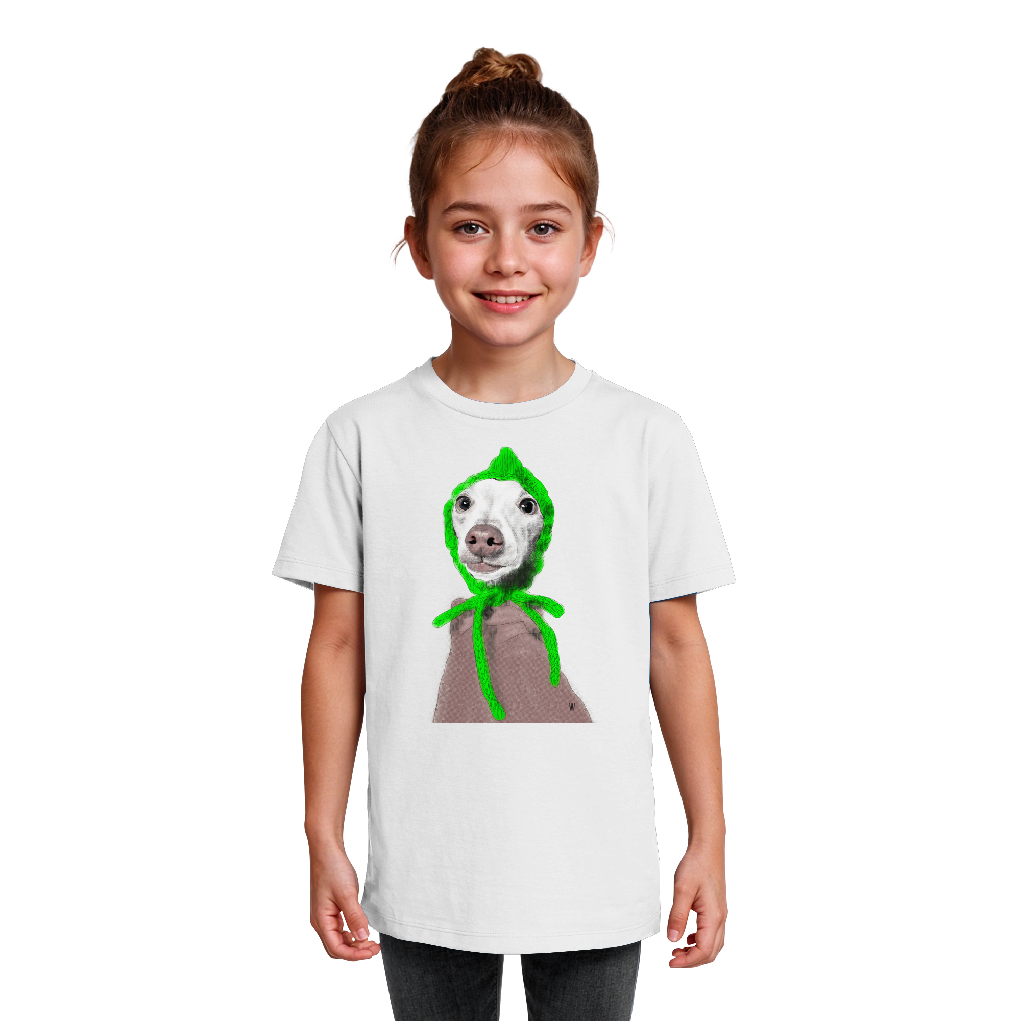 Italienisches Windspiel #13 ... Organic Kids Shirt ... Seelenstudien