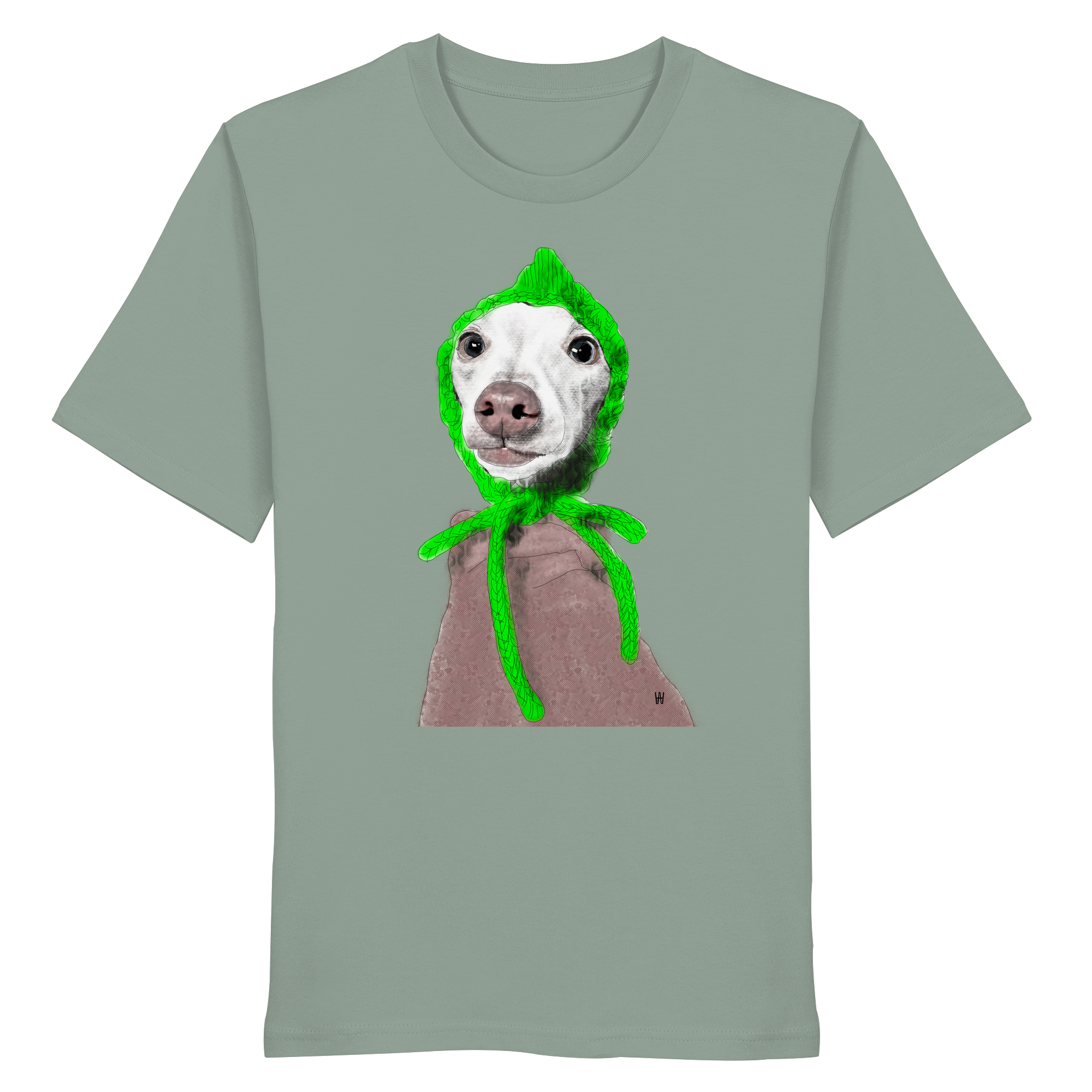 Italienisches Windspiel #13 ... Organic Unisex Shirt ... Seelenstudien