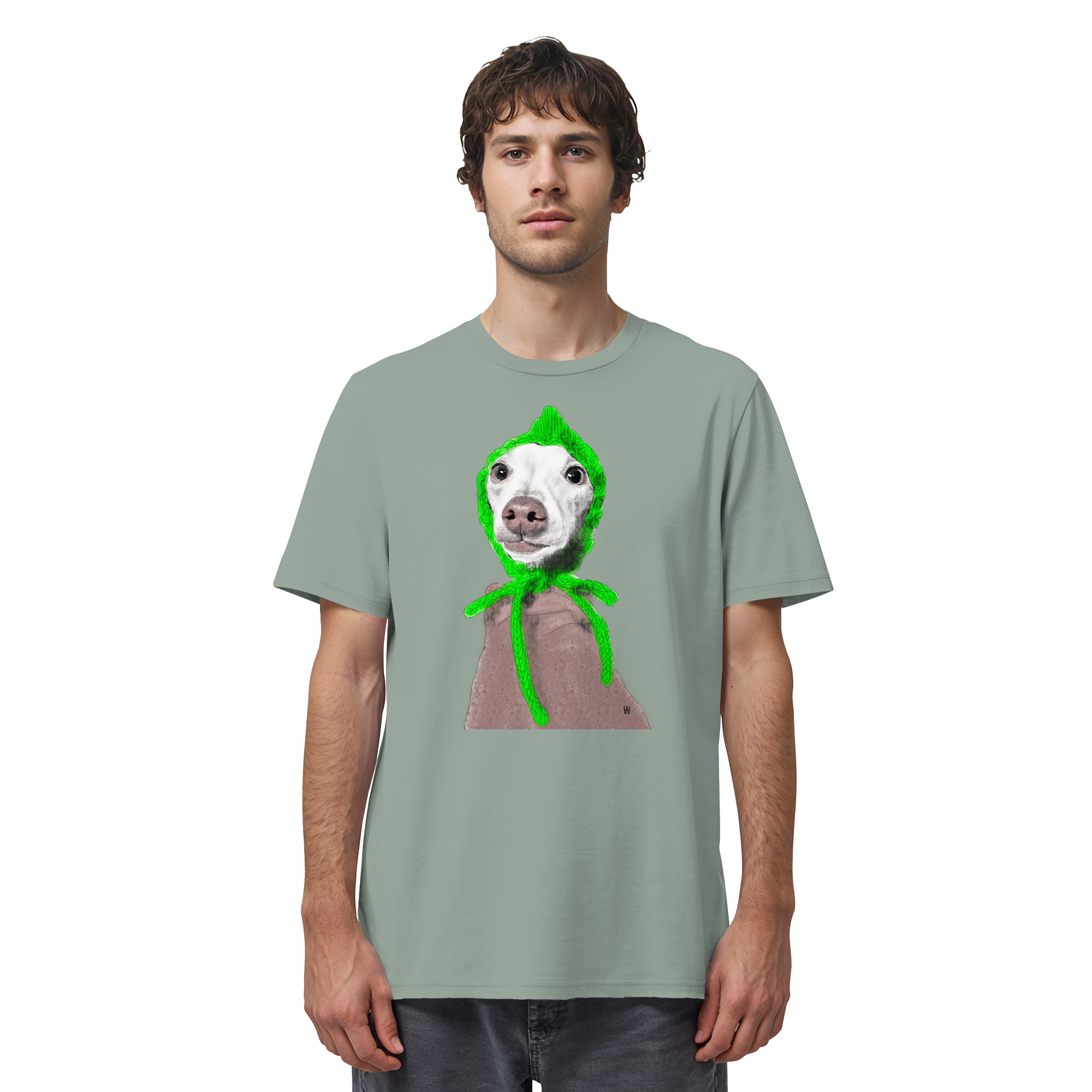 Italienisches Windspiel #13 ... Organic Unisex Shirt ... Seelenstudien