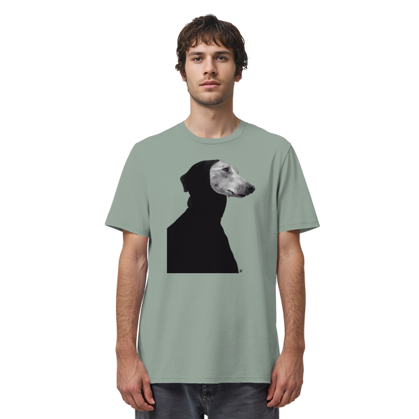 Whippet #12 ... Organic Unisex Shirt ... Charakterköpfe