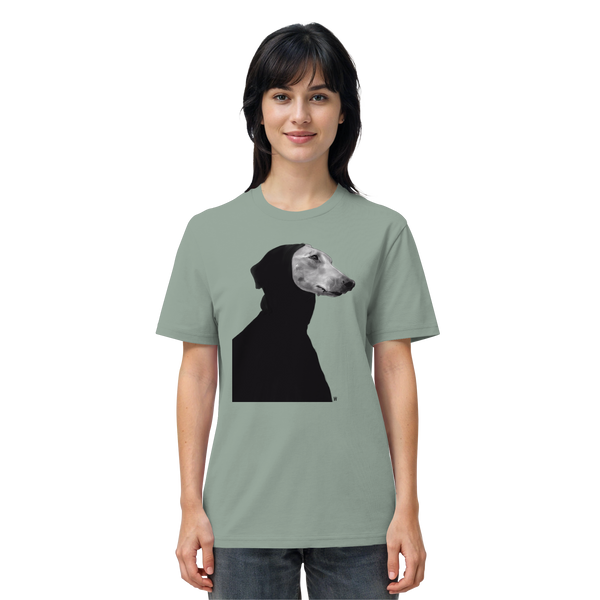Whippet #12 ... Organic Unisex Shirt ... Charakterköpfe