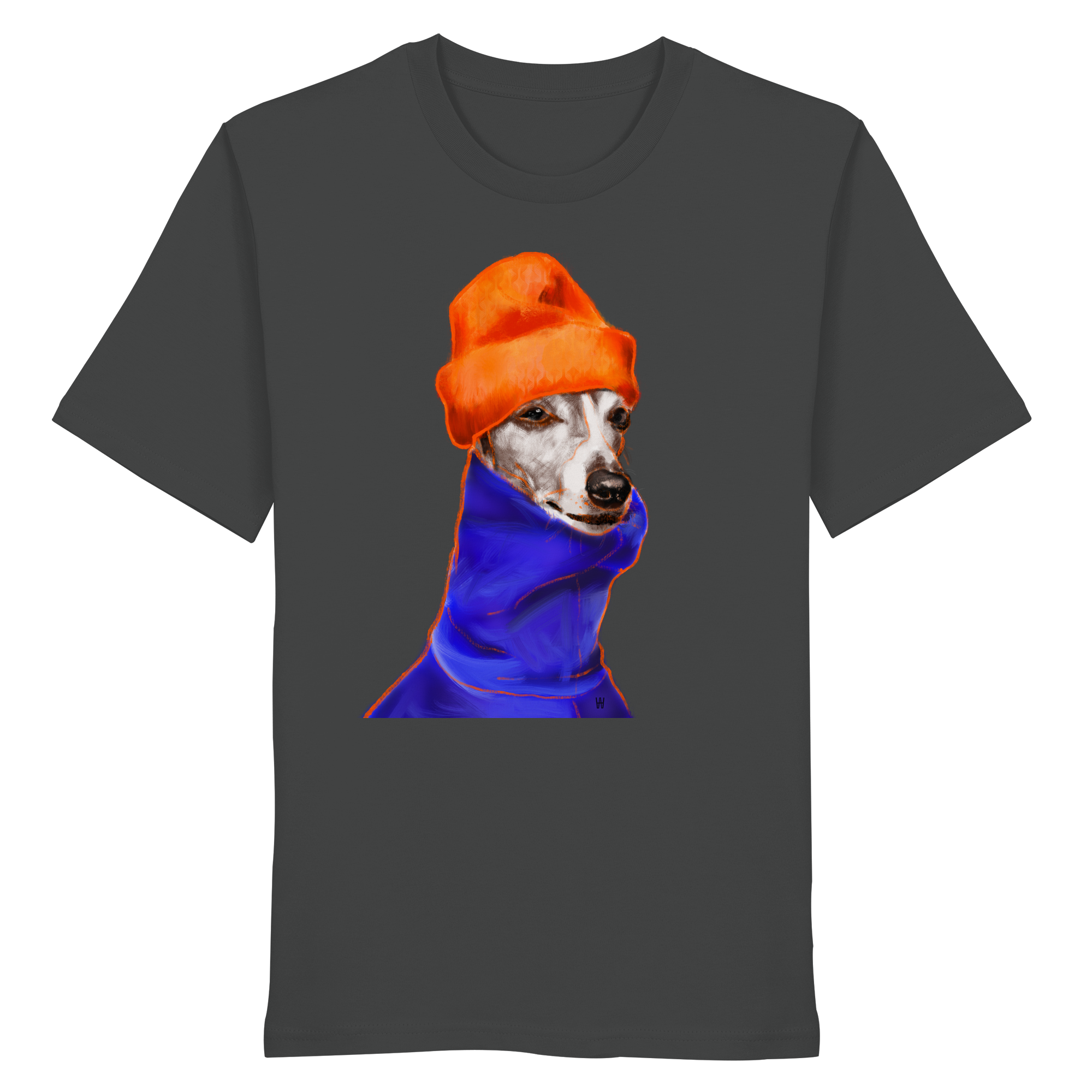 Whippet #2 ... Organic Unisex T-Shirt ... Charakterköpfe
