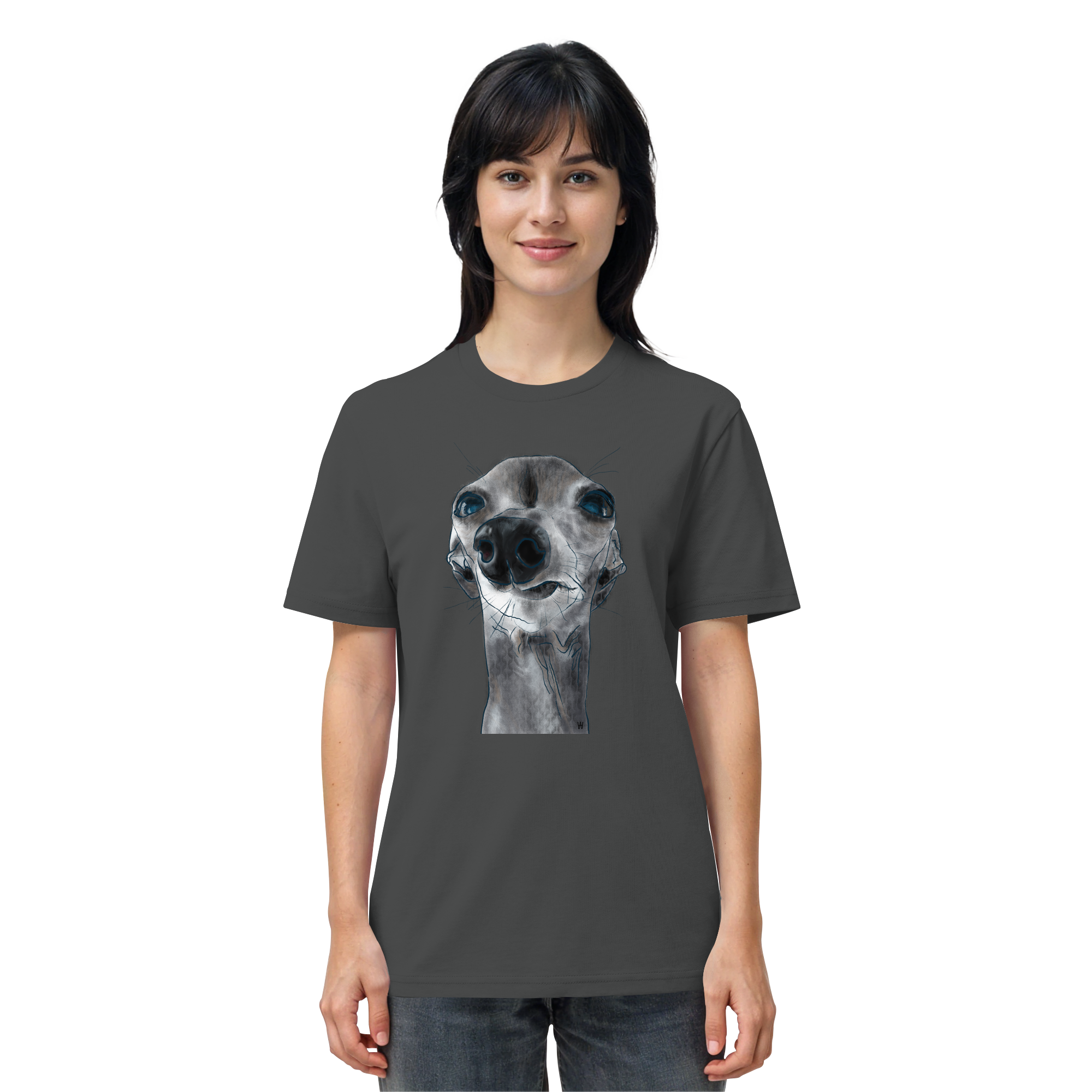 Italienisches Windspiel #6 ... Organic Unisex T-Shirt ... Charakterköpfe