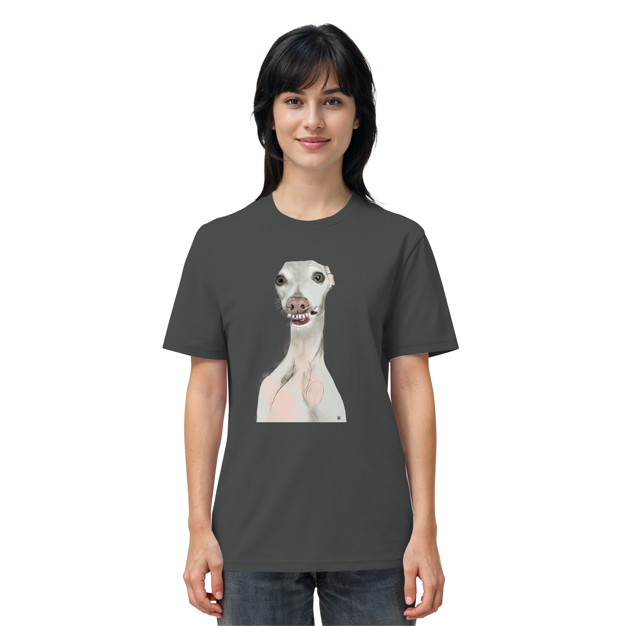 Italienisches Windspiel #12 ... Organic Unisex T-Shirt ... Charakterköpfe