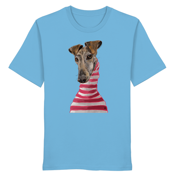 Galgo #2 ... Organic Unisex T-Shirt ... Charakterköpfe