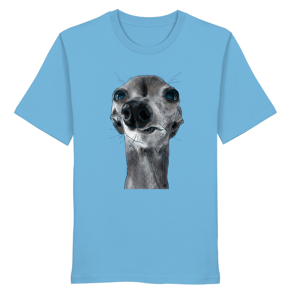 Italienisches Windspiel #6 ... Organic Unisex T-Shirt ... Charakterköpfe