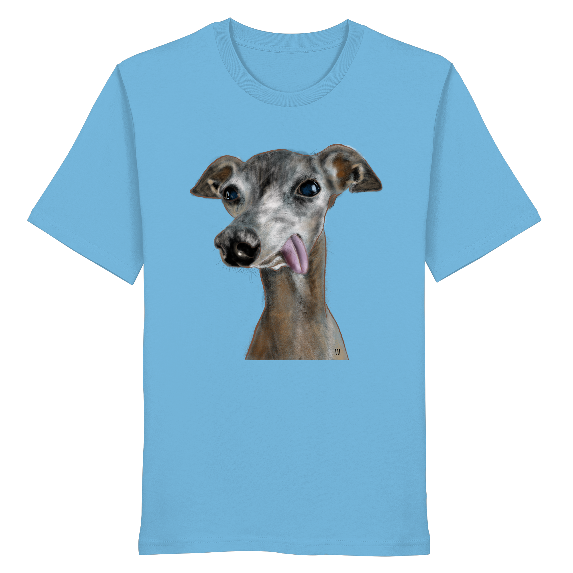 Italienisches Windspiel #8 ... Organic Unisex T-Shirt ... Lieblingsmomente