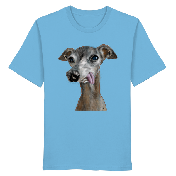 Italienisches Windspiel #8 ... Organic Unisex T-Shirt ... Lieblingsmomente