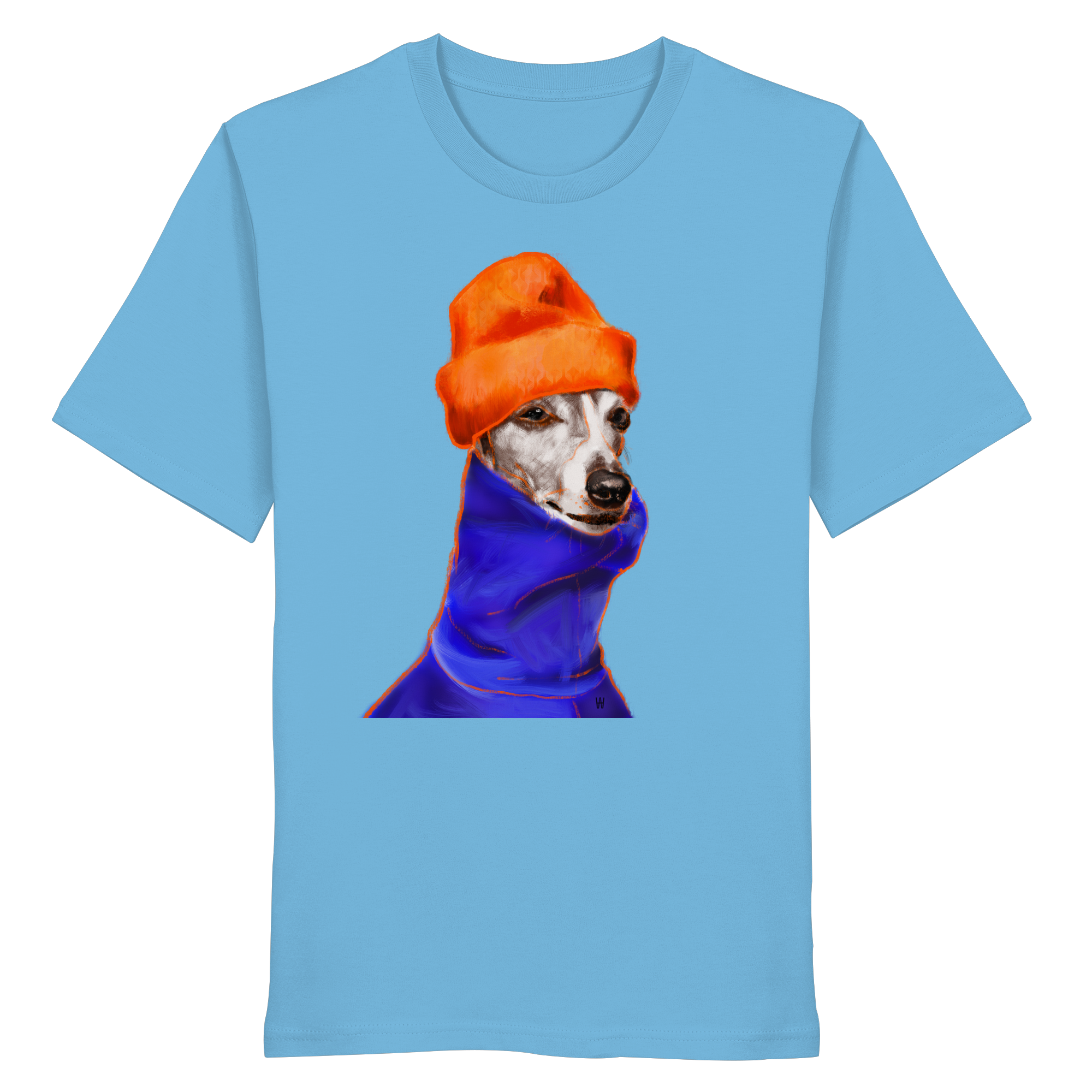 Whippet #2 ... Organic Unisex T-Shirt ... Charakterköpfe