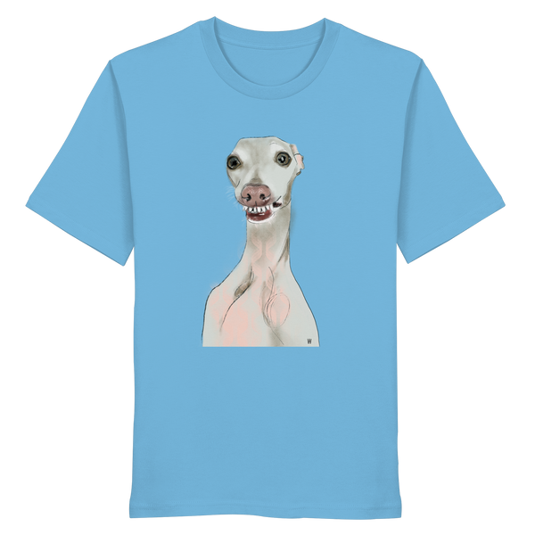 Italienisches Windspiel #12 ... Organic Unisex T-Shirt ... Charakterköpfe