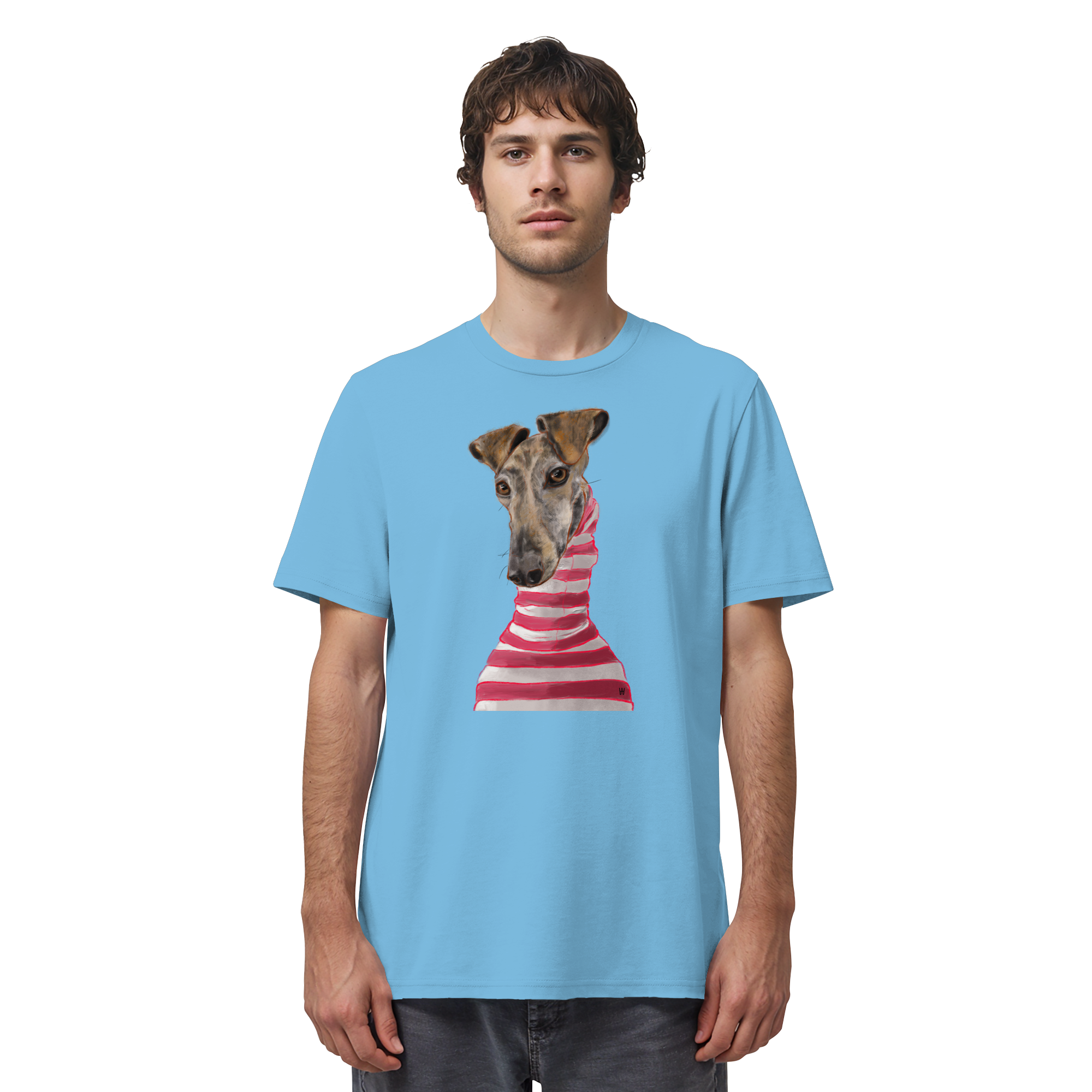 Galgo #2 ... Organic Unisex T-Shirt ... Charakterköpfe
