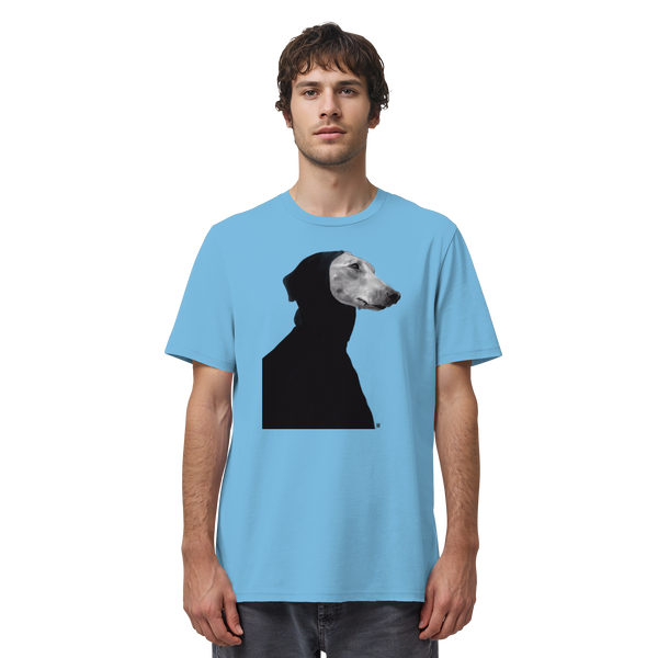Whippet #12 ... Organic Unisex Shirt ... Charakterköpfe