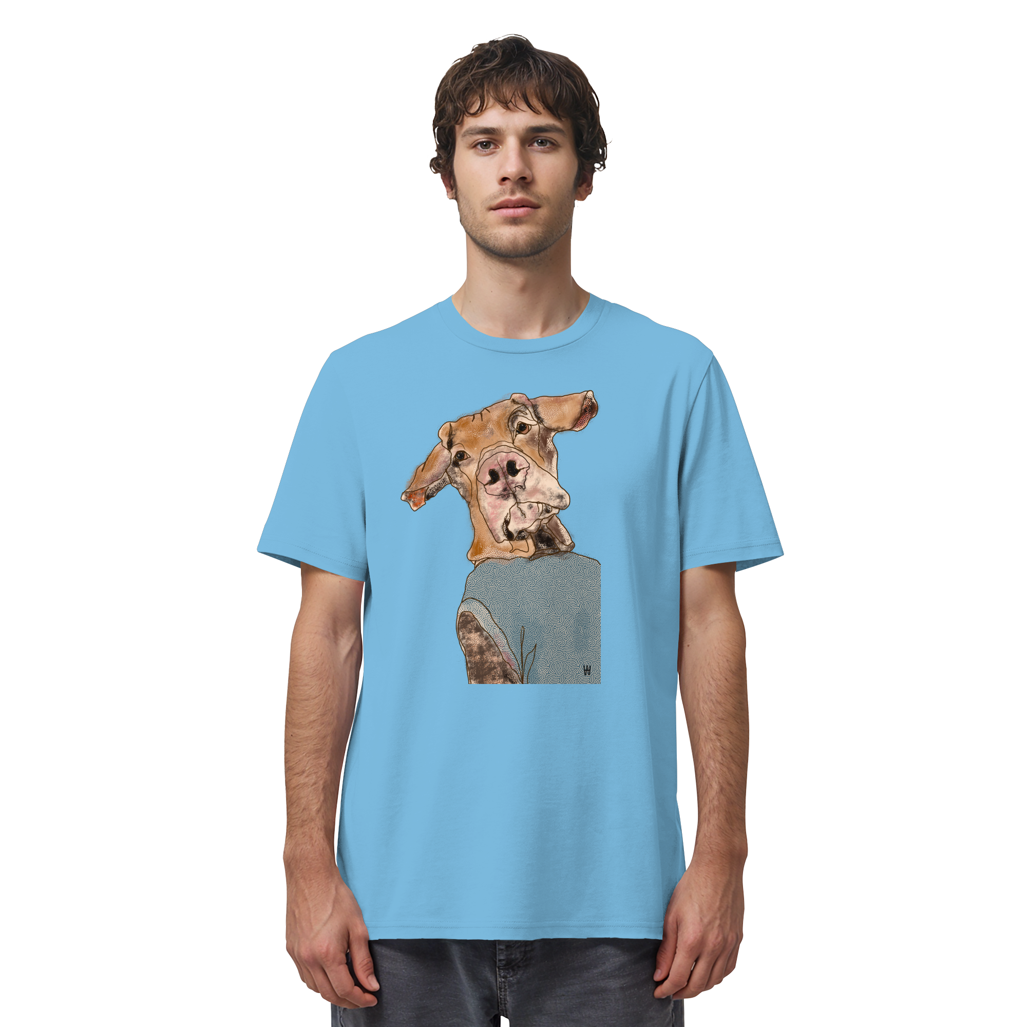 Magyar Vizsla #1 ... Organic Unisex Shirt ... Charakterköpfe