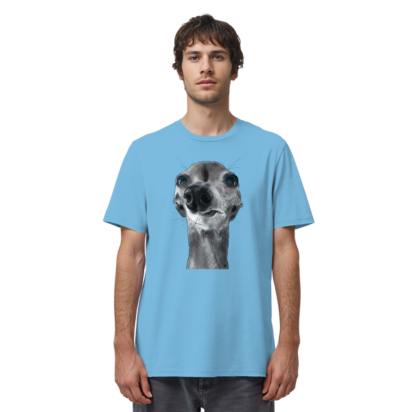 Italienisches Windspiel #6 ... Organic Unisex T-Shirt ... Charakterköpfe