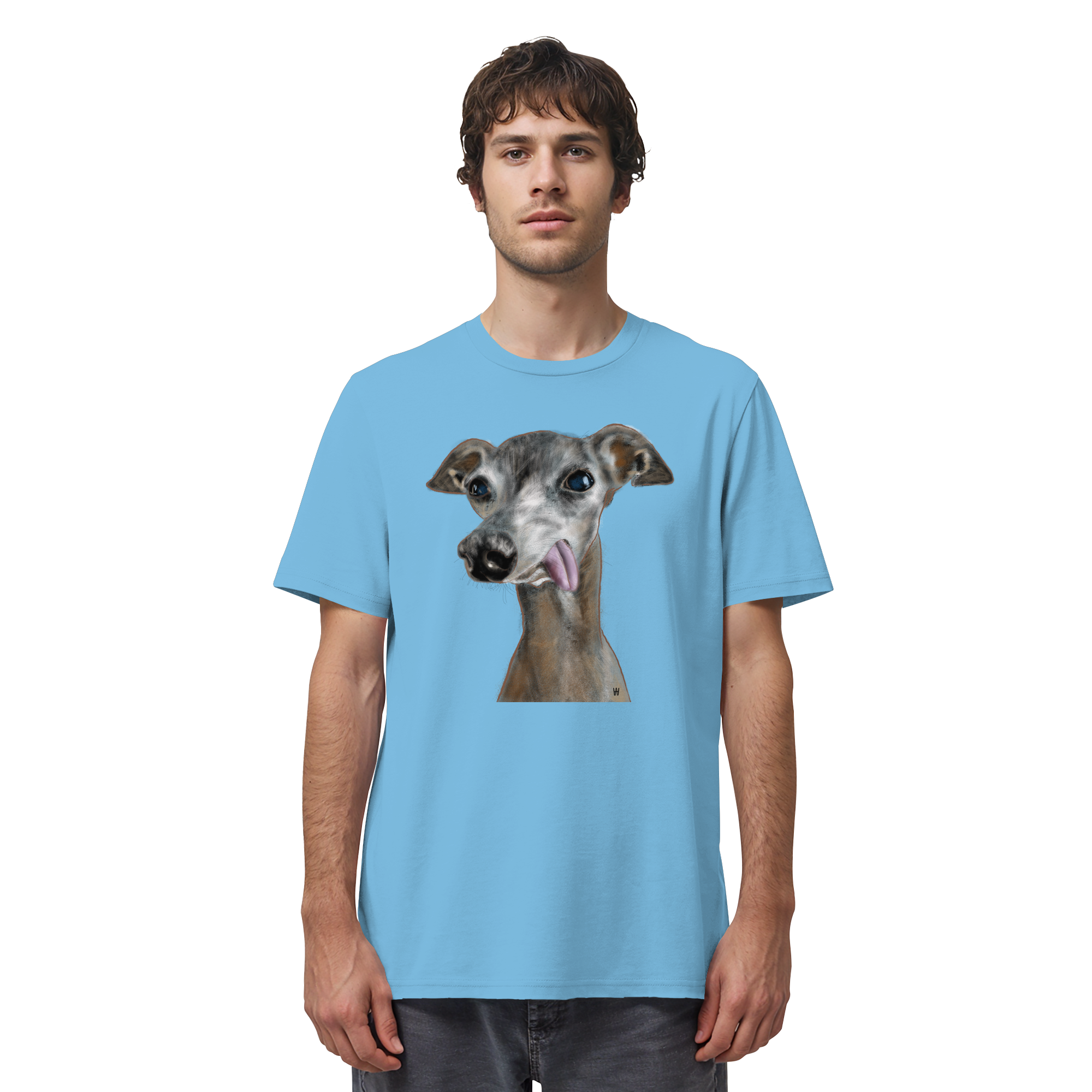 Italienisches Windspiel #8 ... Organic Unisex T-Shirt ... Lieblingsmomente