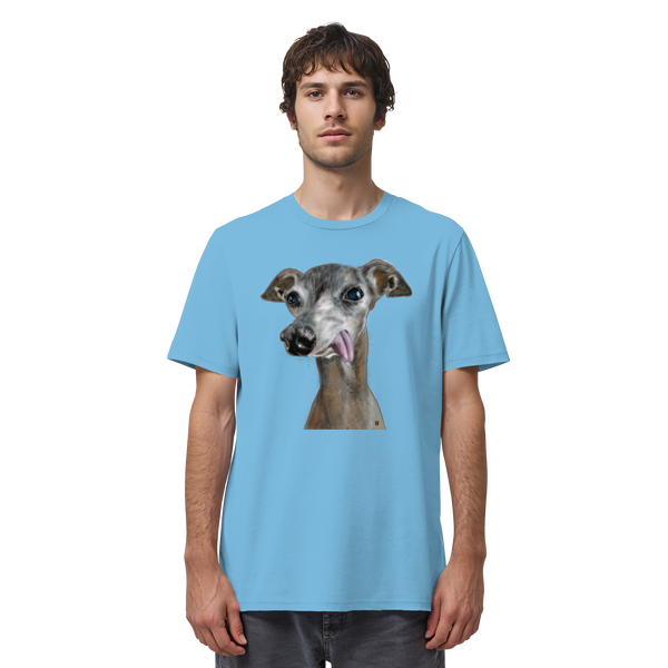 Italienisches Windspiel #8 ... Organic Unisex T-Shirt ... Lieblingsmomente