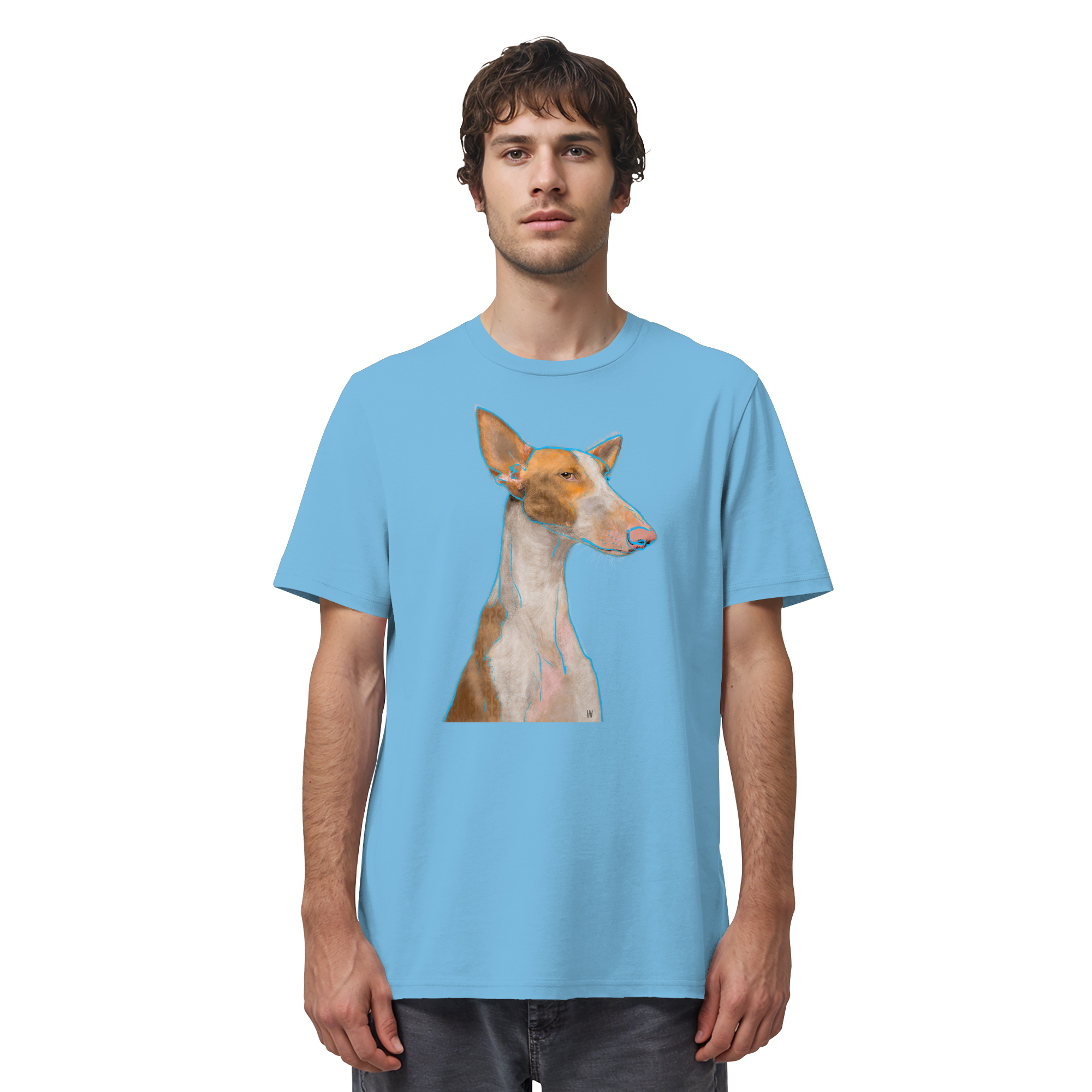 Podenco #3 ... Organic Unisex T-shirt ... Seelenstudien
