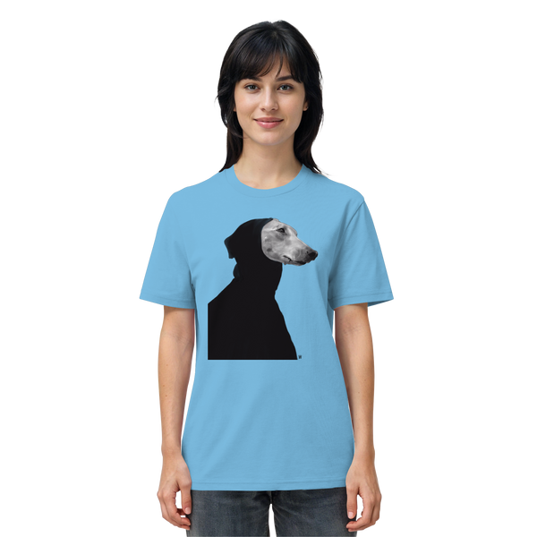 Whippet #12 ... Organic Unisex Shirt ... Charakterköpfe