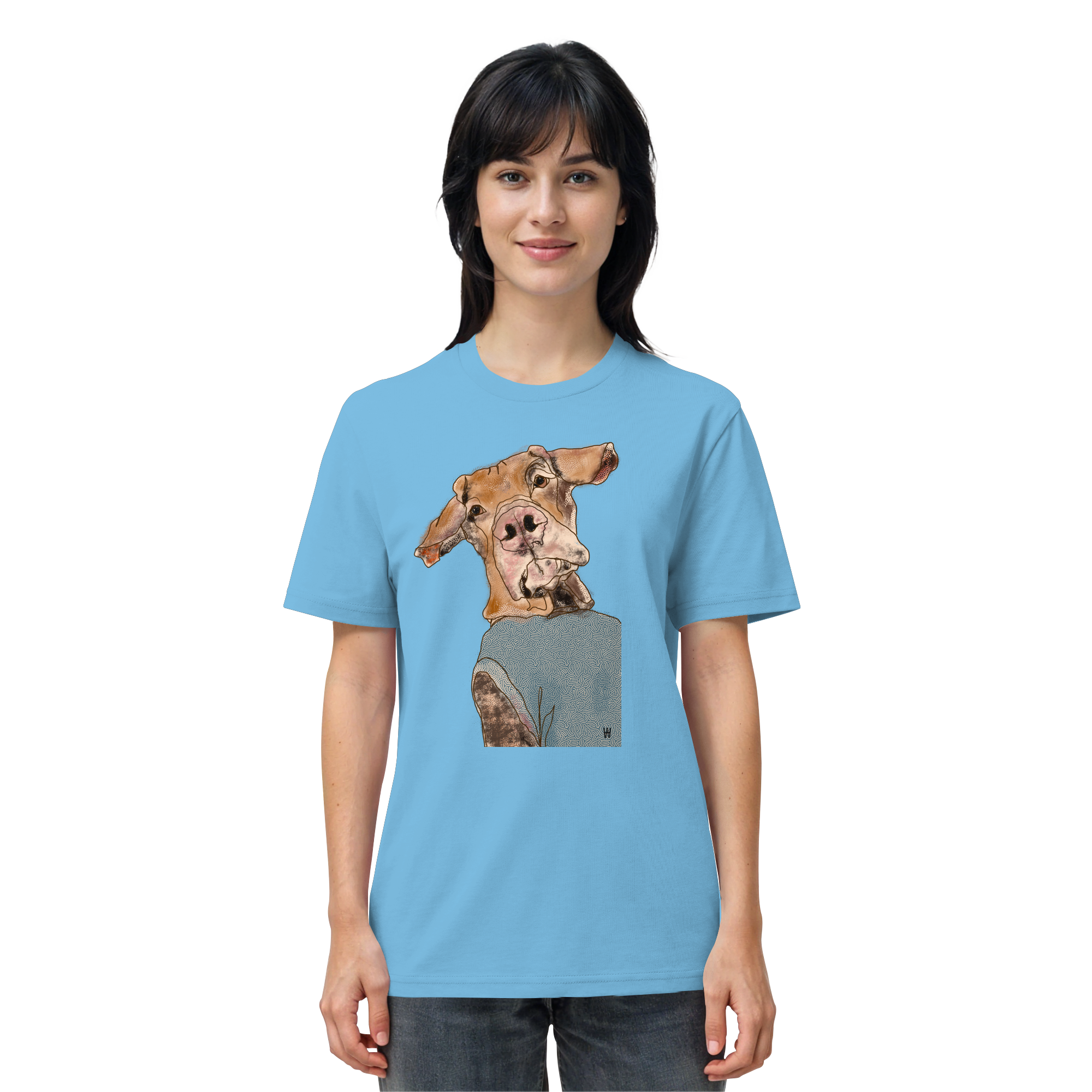 Magyar Vizsla #1 ... Organic Unisex Shirt ... Charakterköpfe