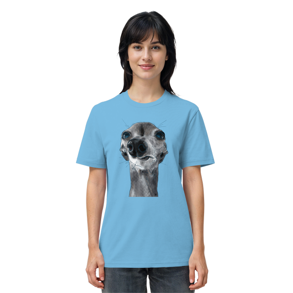 Italienisches Windspiel #6 ... Organic Unisex T-Shirt ... Charakterköpfe