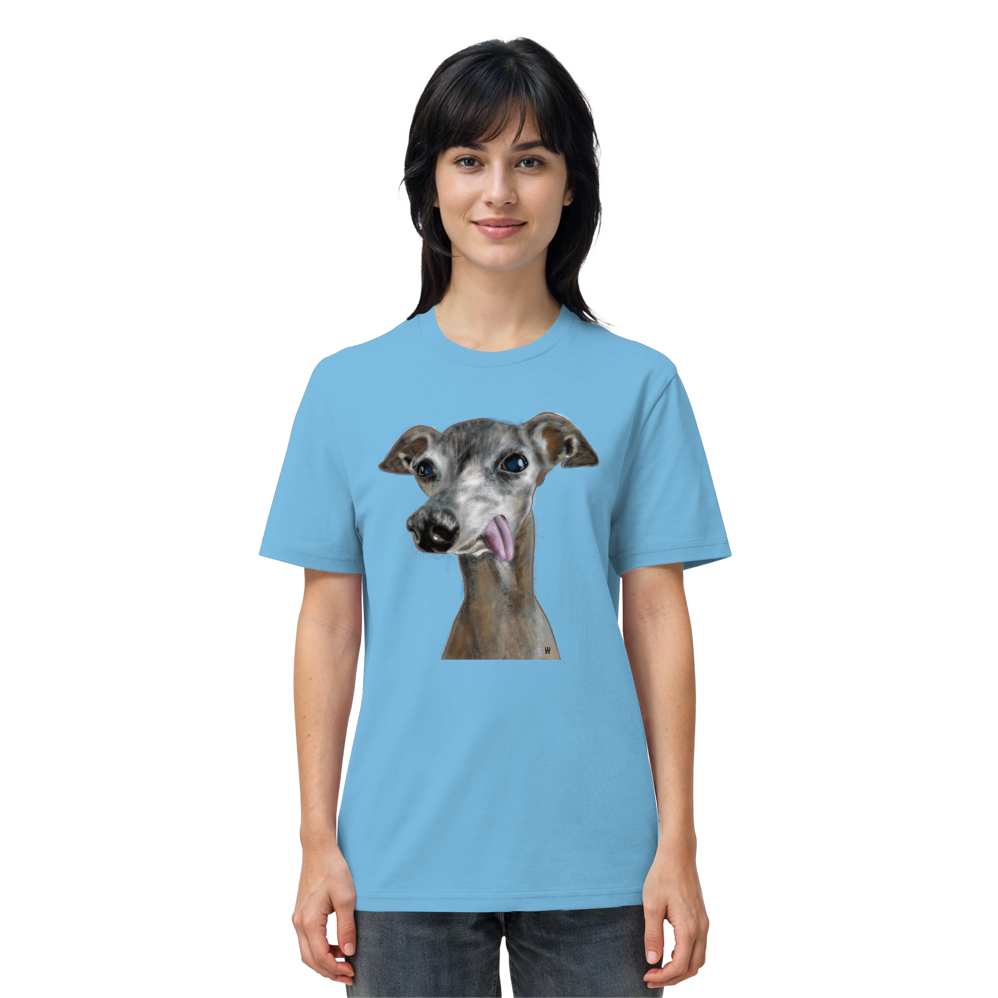 Italienisches Windspiel #8 ... Organic Unisex T-Shirt ... Lieblingsmomente