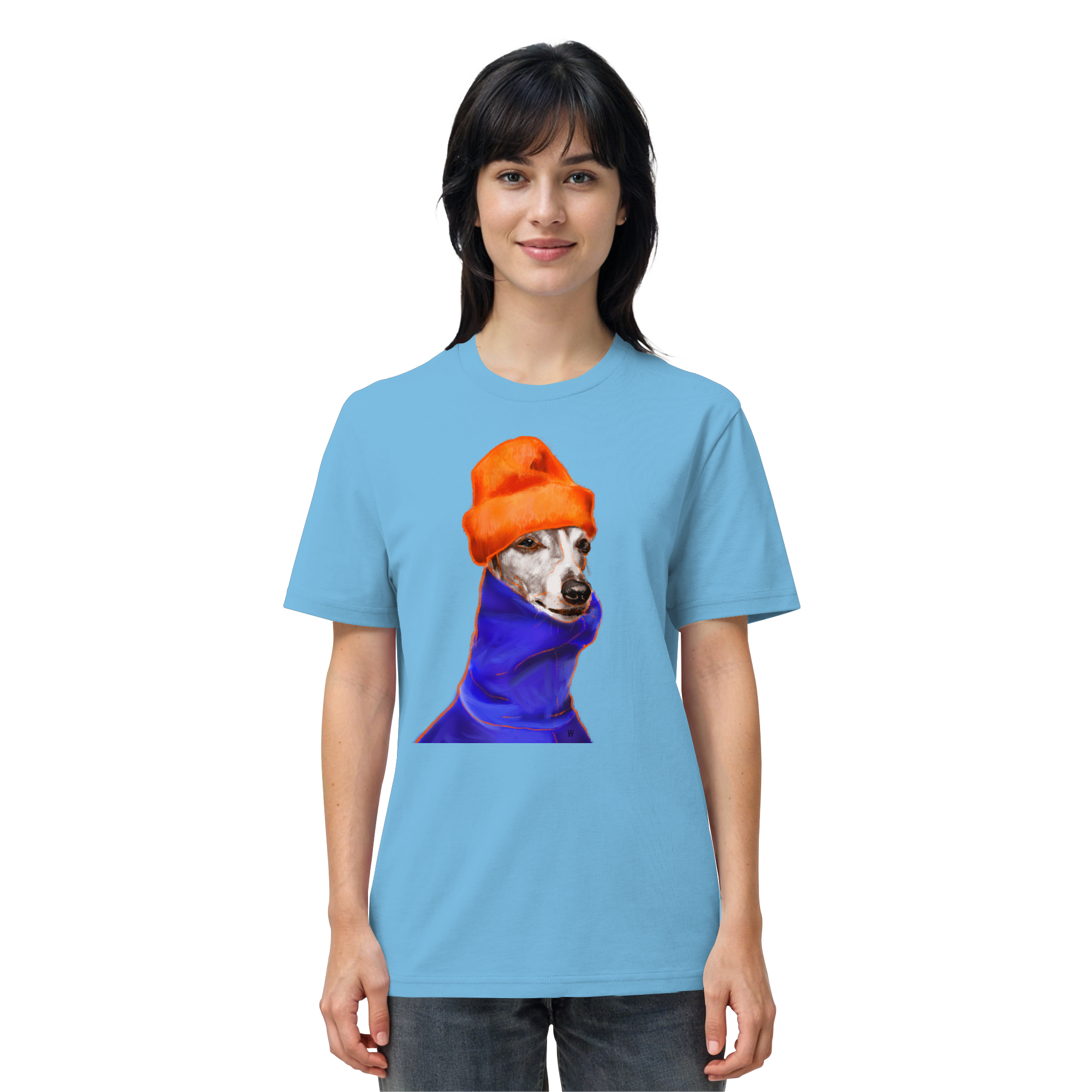 Whippet #2 ... Organic Unisex T-Shirt ... Charakterköpfe