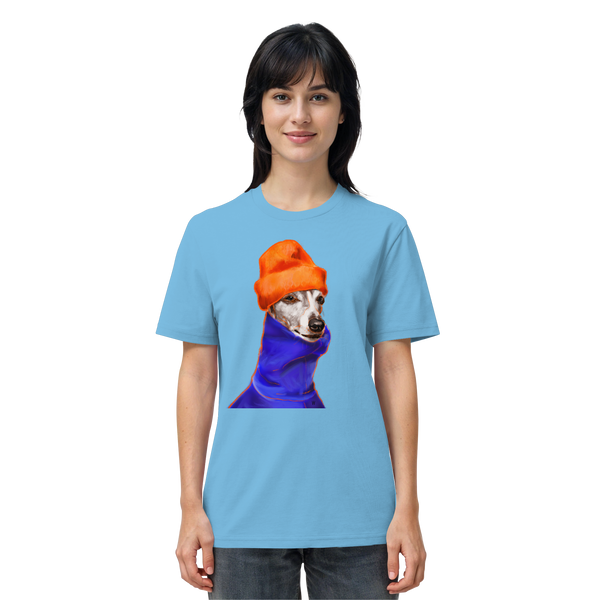 Whippet #2 ... Organic Unisex T-Shirt ... Charakterköpfe
