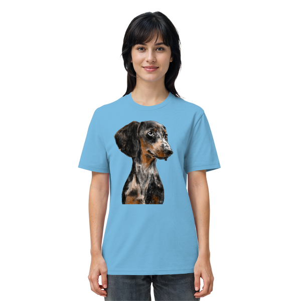 Dackel #2 ... Organic Unisex Shirt ... Charakterköpfe