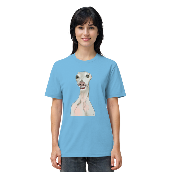 Italienisches Windspiel #12 ... Organic Unisex T-Shirt ... Charakterköpfe