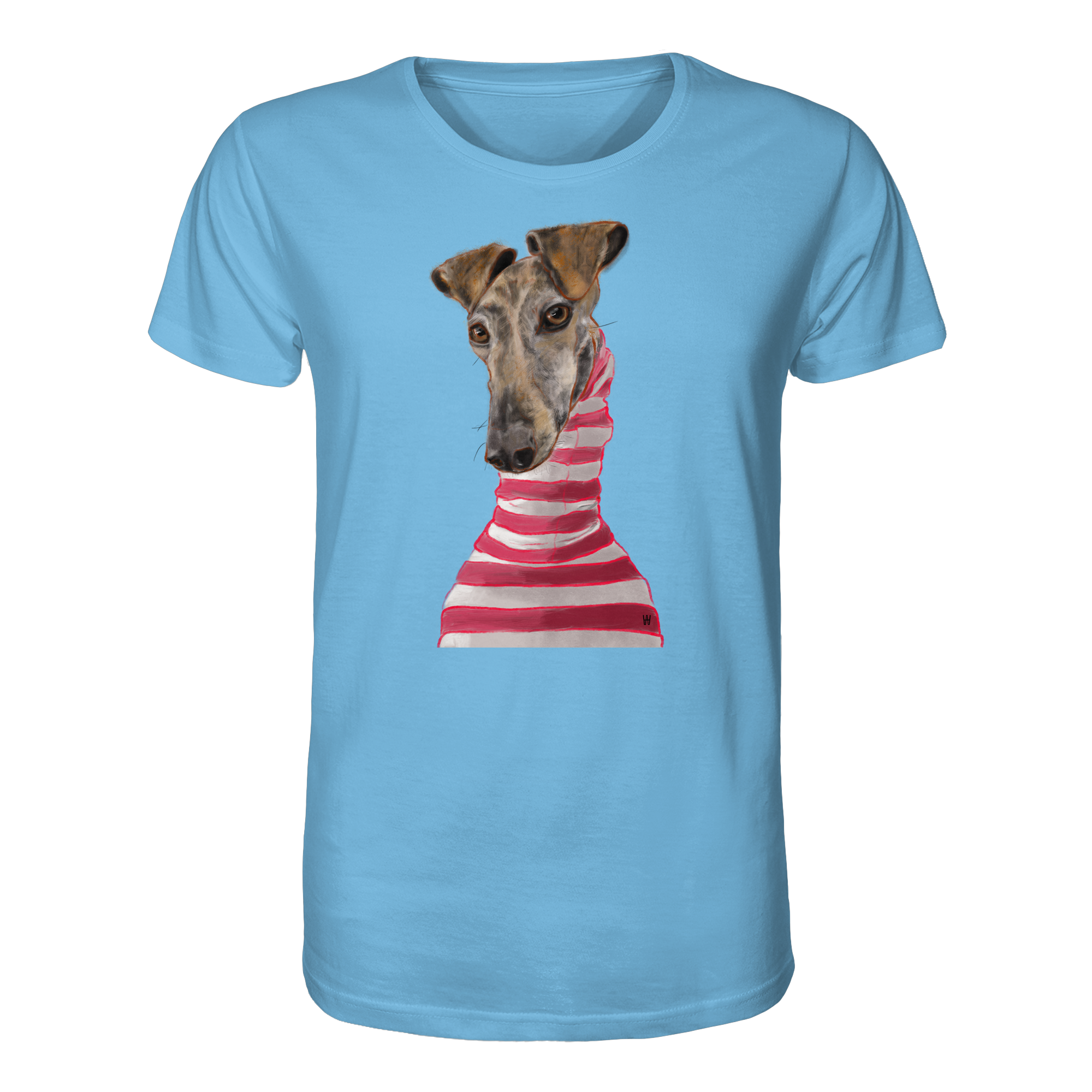 Galgo #2 ... Organic Unisex T-Shirt ... Charakterköpfe