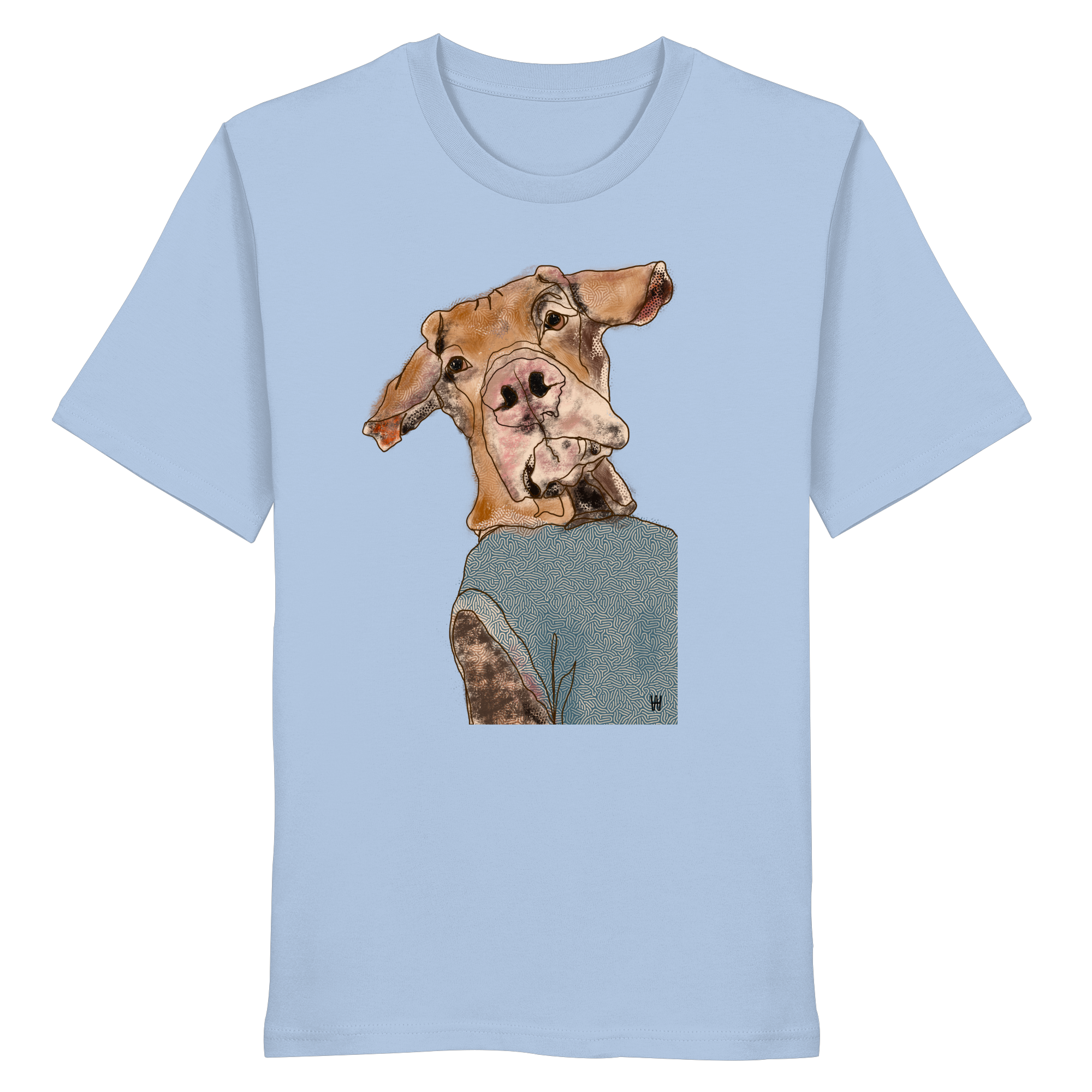 Magyar Vizsla #1 ... Organic Unisex Shirt ... Charakterköpfe