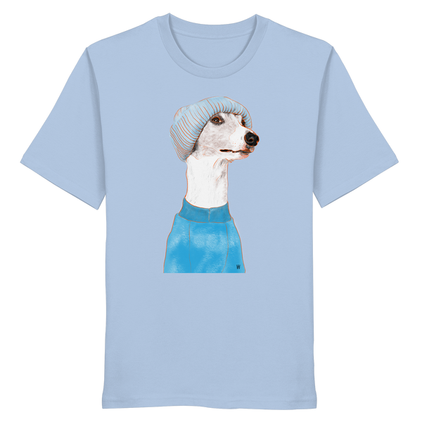Whippet #3 ... Organic Unisex T-Shirt ... Charakterköpfe