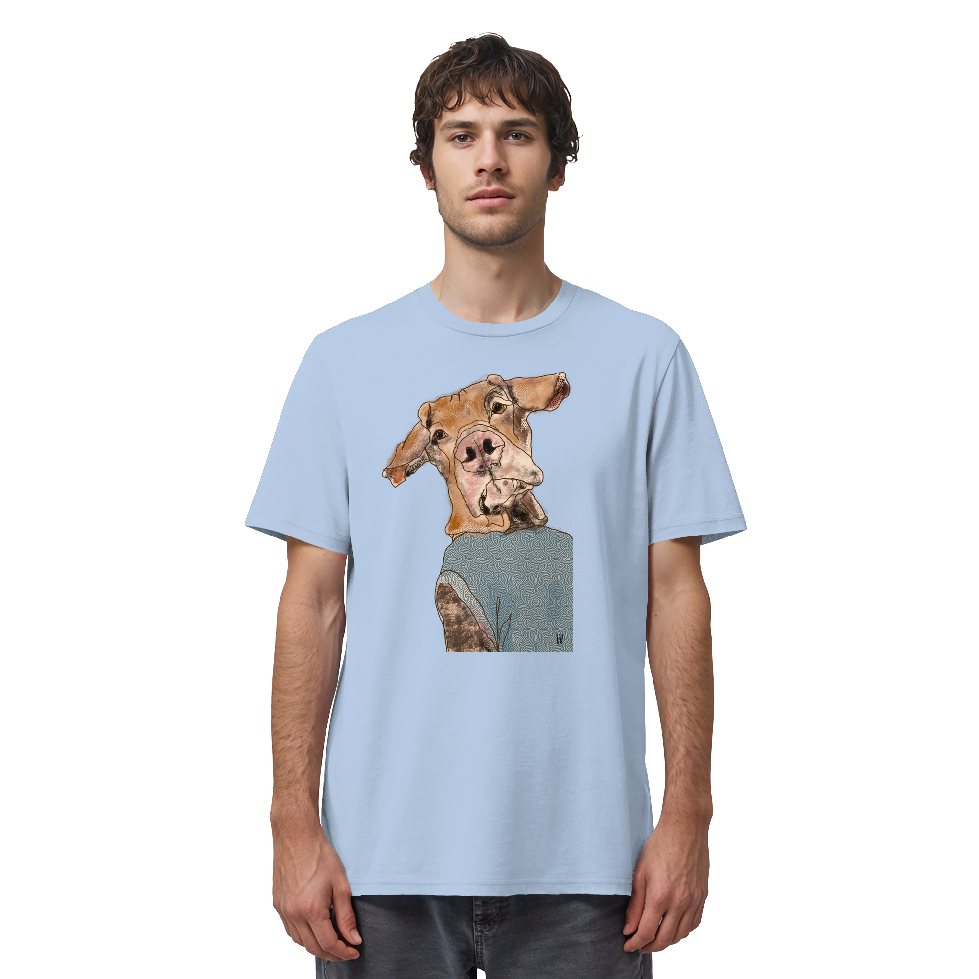 Magyar Vizsla #1 ... Organic Unisex Shirt ... Charakterköpfe